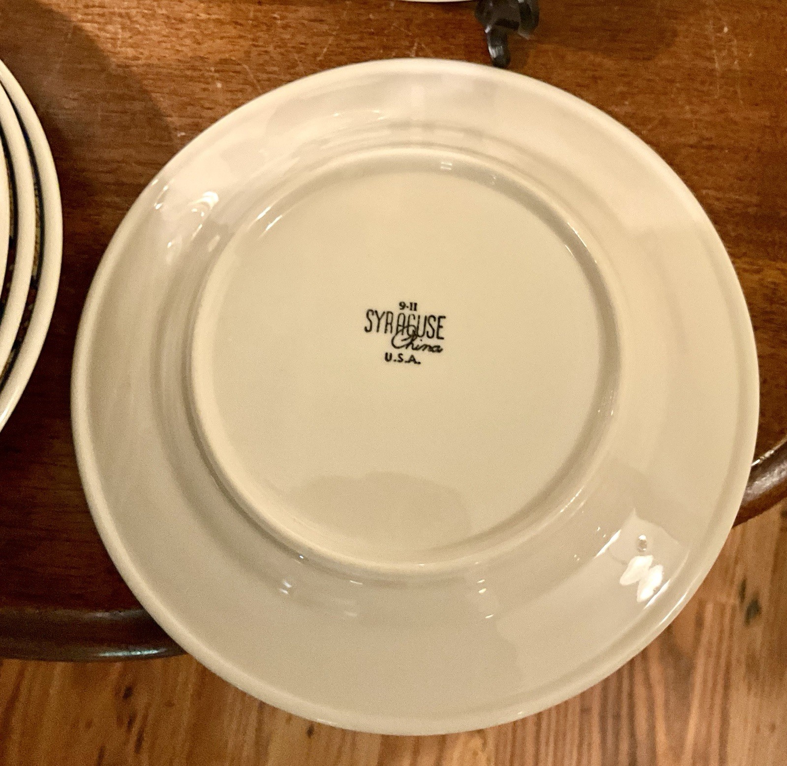 (6-pcs) 1954 Syracuse China Dewitt Clinton Pie/Dessert Plates 7-1/8” EXCLNT