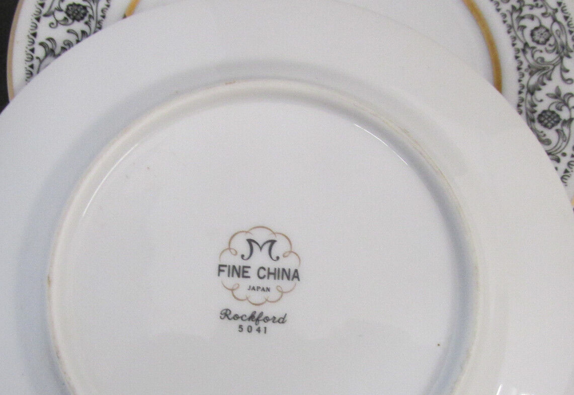 ROCKFORD FINE CHINA JAPAN 6 1/2 ” BREAD PLATES LOT SEVEN EXCELLENT CONDITION
