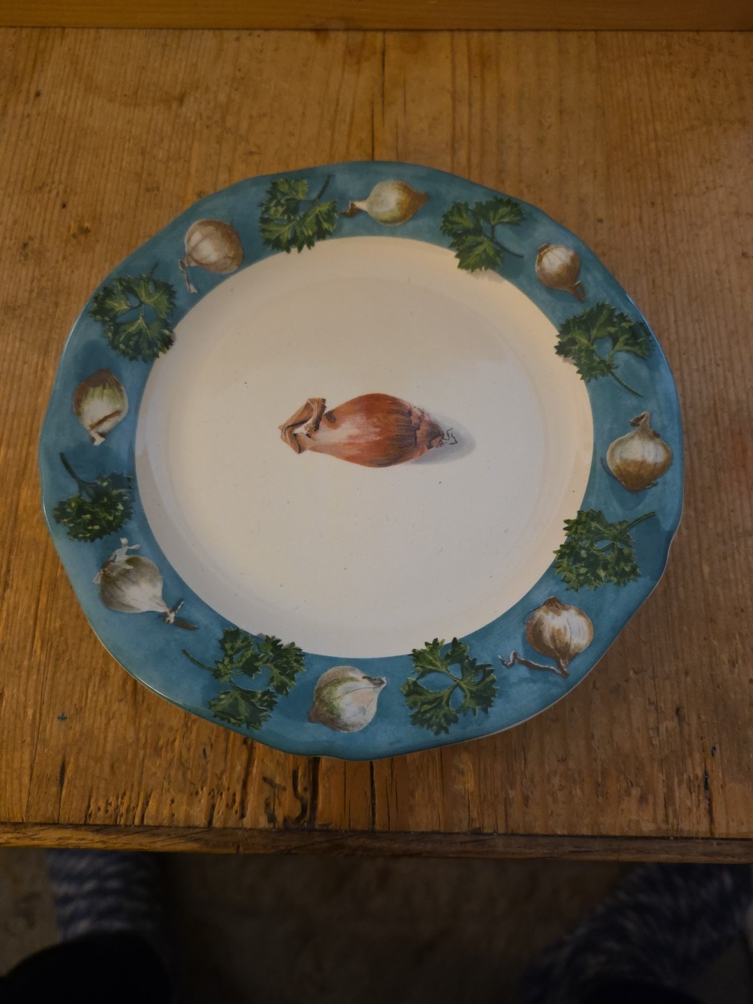 GIEN France Poivre Et Sel Salad Plates Set 3