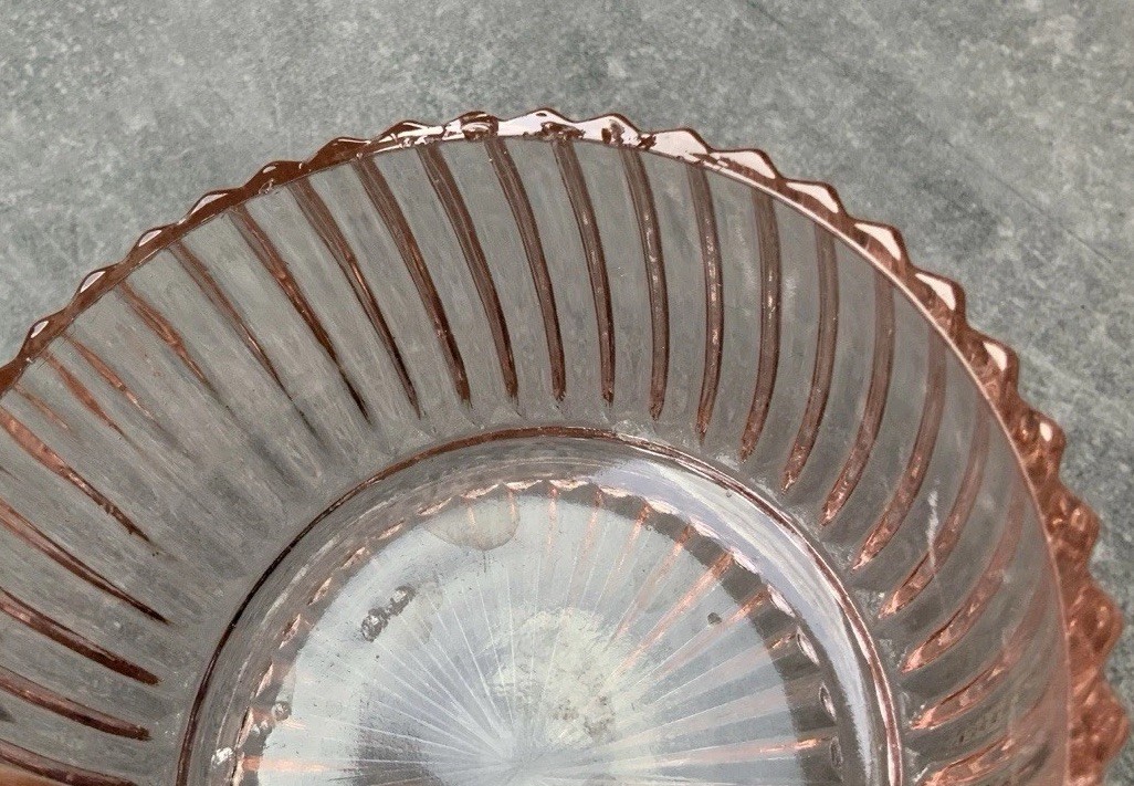 6 Pcs Depression Glass Collection Colors Variety Tappan Westmoreland Bryce Bro+