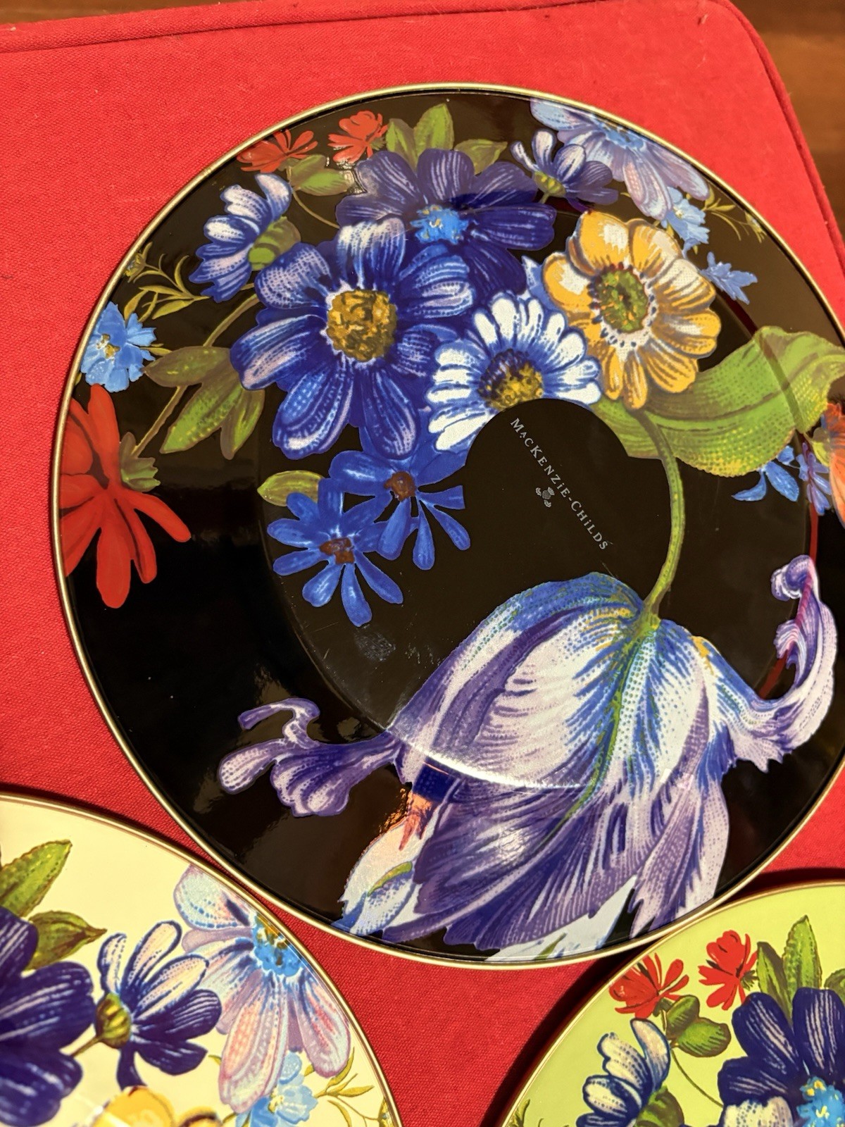 Mckenzie childs plates (3 )
