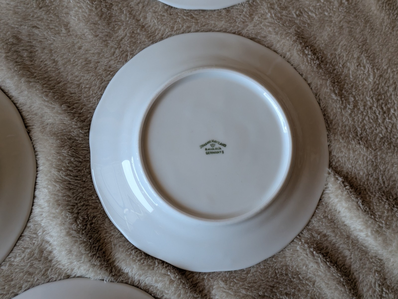 Johann Haviland Bavaria Germany Blue Garland 6.25″ Bread Butter Plate set of 8