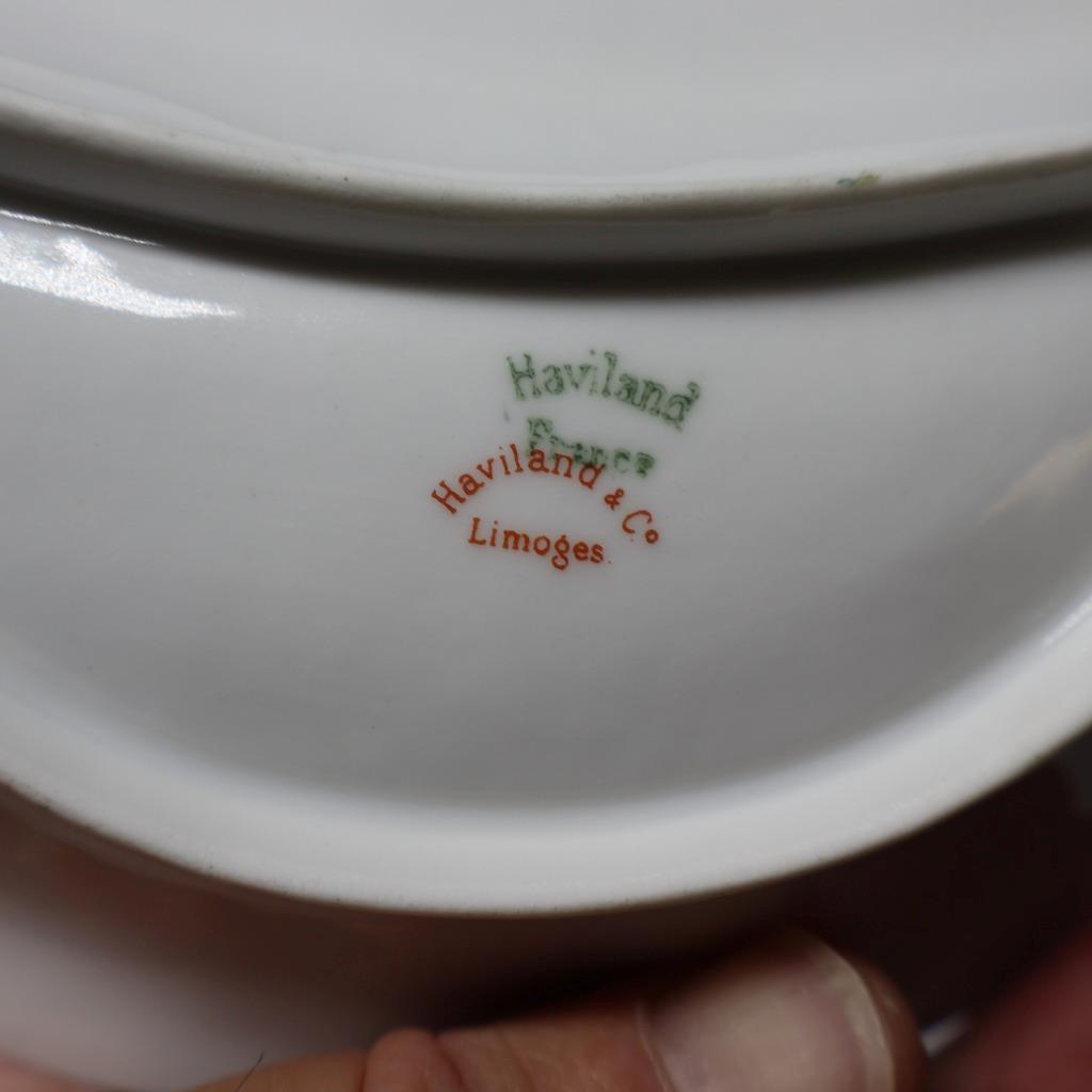 Haviland Limoges – Floral Swags Schleiger 66 – 12 Bone Dishes – 6 1/8 inches