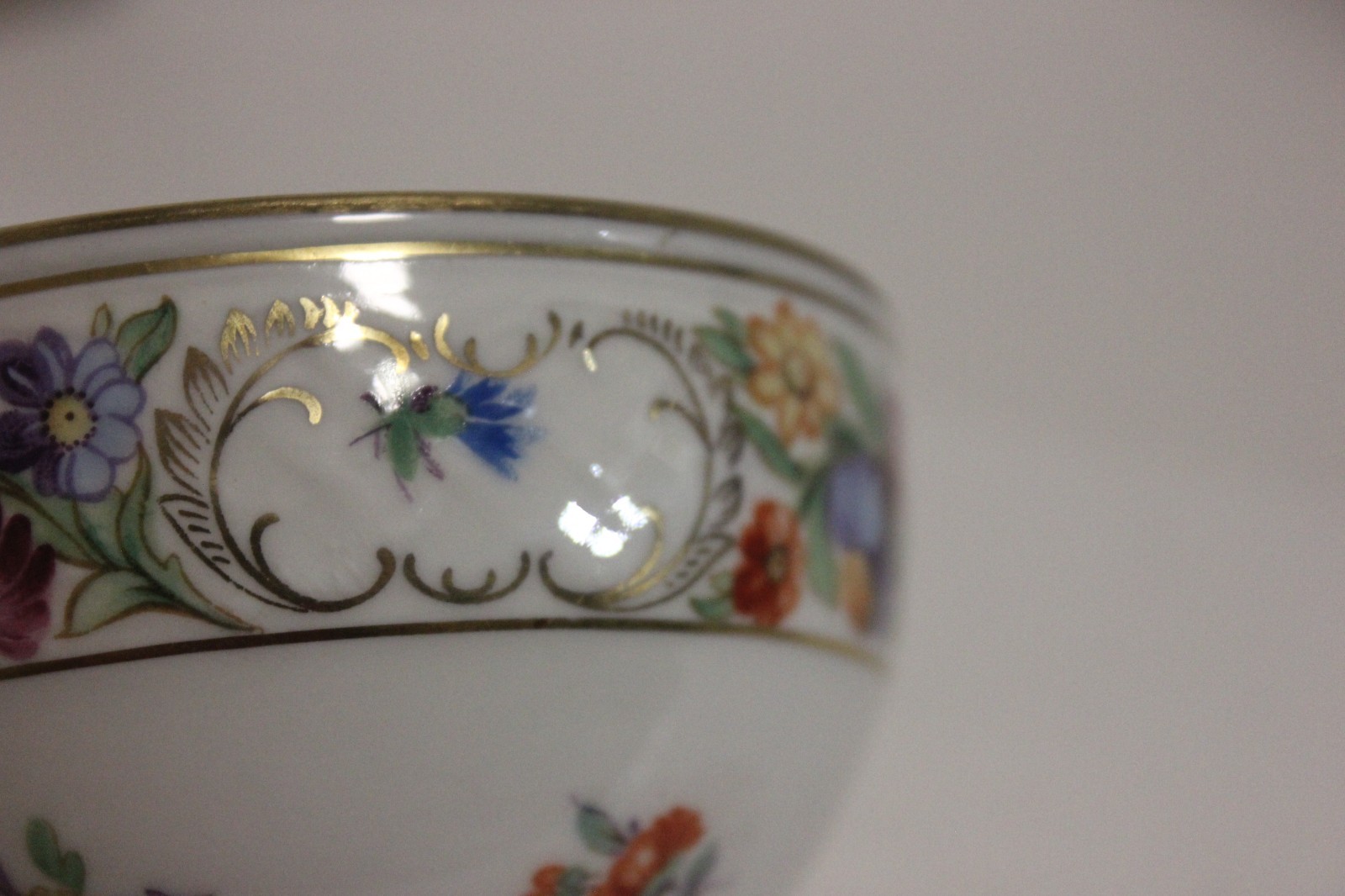 Schumann Bavaria Dresden Empress Chateau Flat Teacup & Saucer Set, 12 Sets Avail