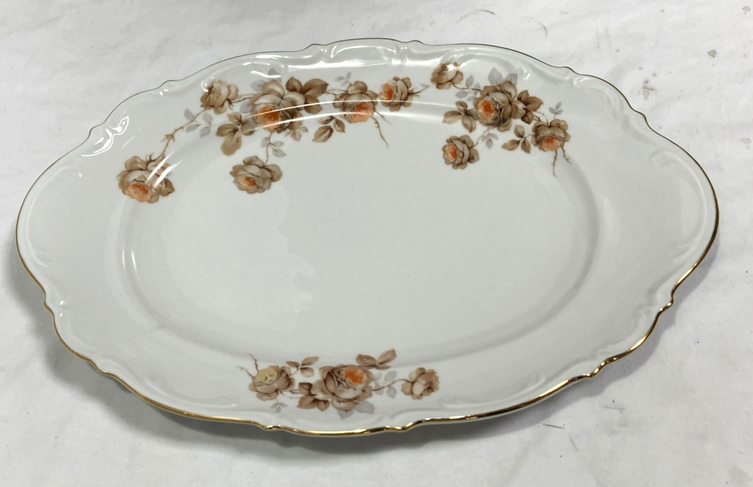 Mitterteich Bavaria Germany Norway Rose 42 Pc Porcelain Dinnerware China