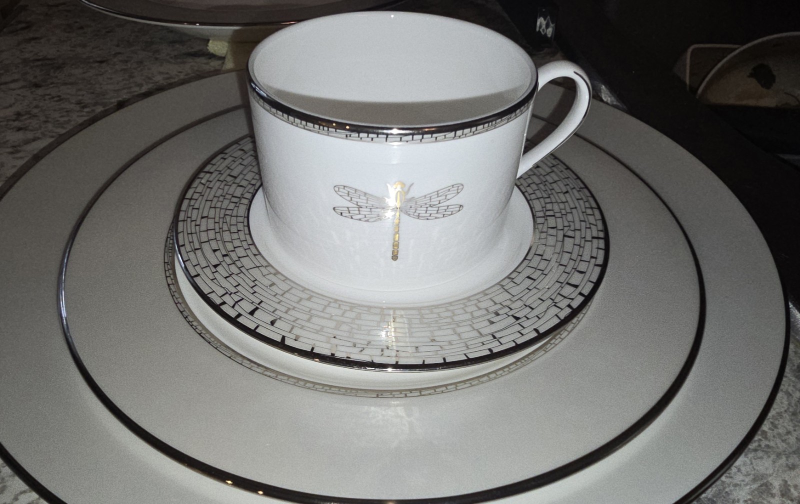 Kate Spade New York by Lenox “June Lane” Platinum Fine China.