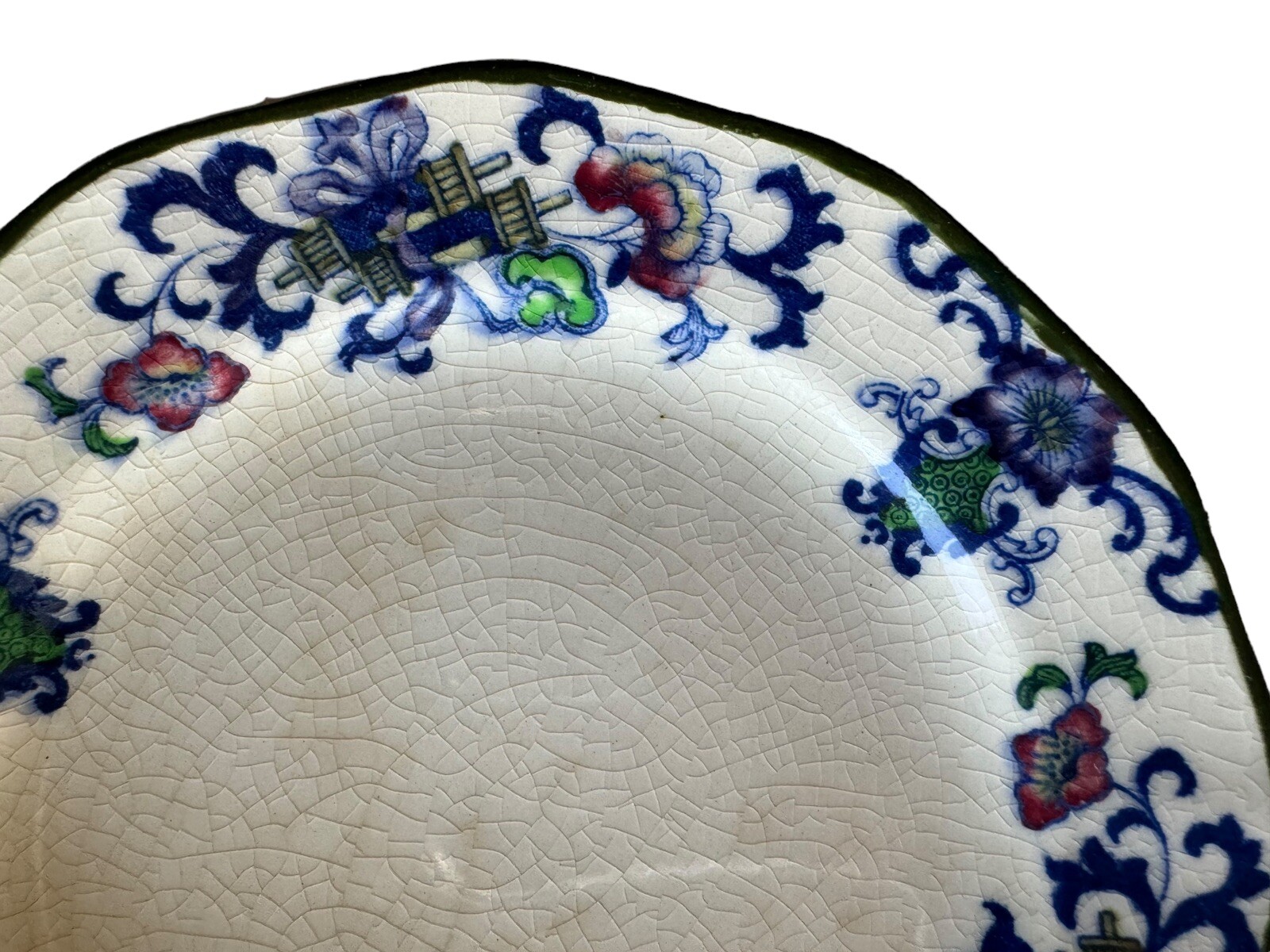Set 6 Dessert Side Plates 5.5″ Royal Doulton Burslem Nankin England Antique Asia