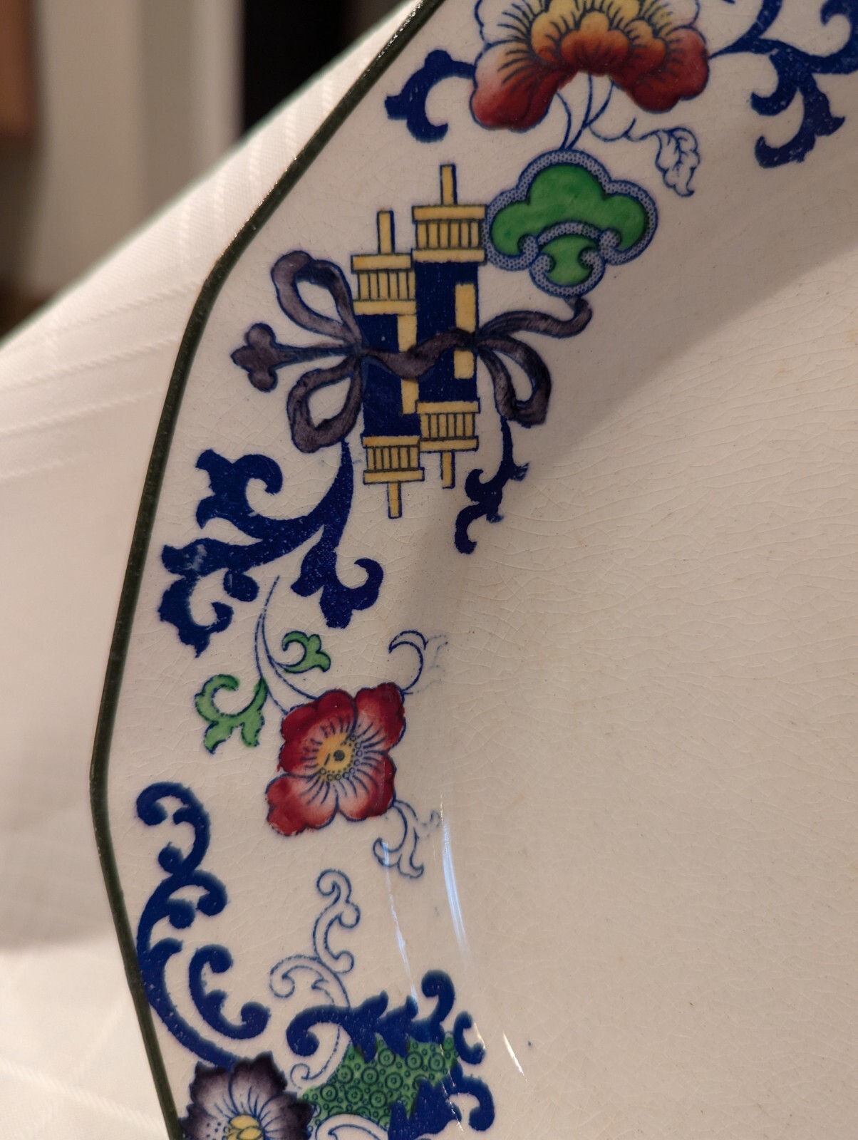 NANKIN Dinner Plate ROYAL DOULTON 9-3/4″ Discontinued 1902