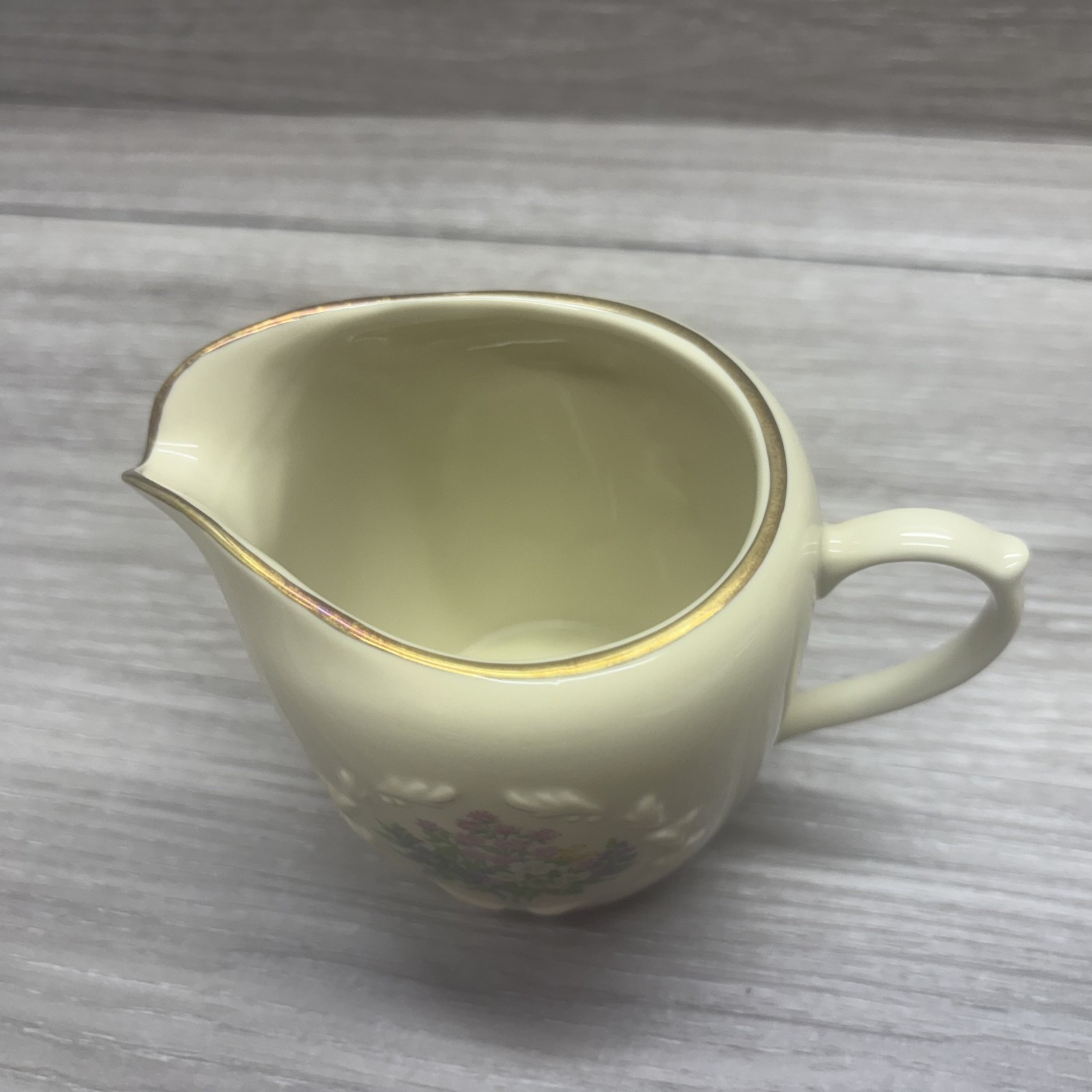 1995 Lenox Spice Garden Creamer & Sugar Bowl with Lid Y0011