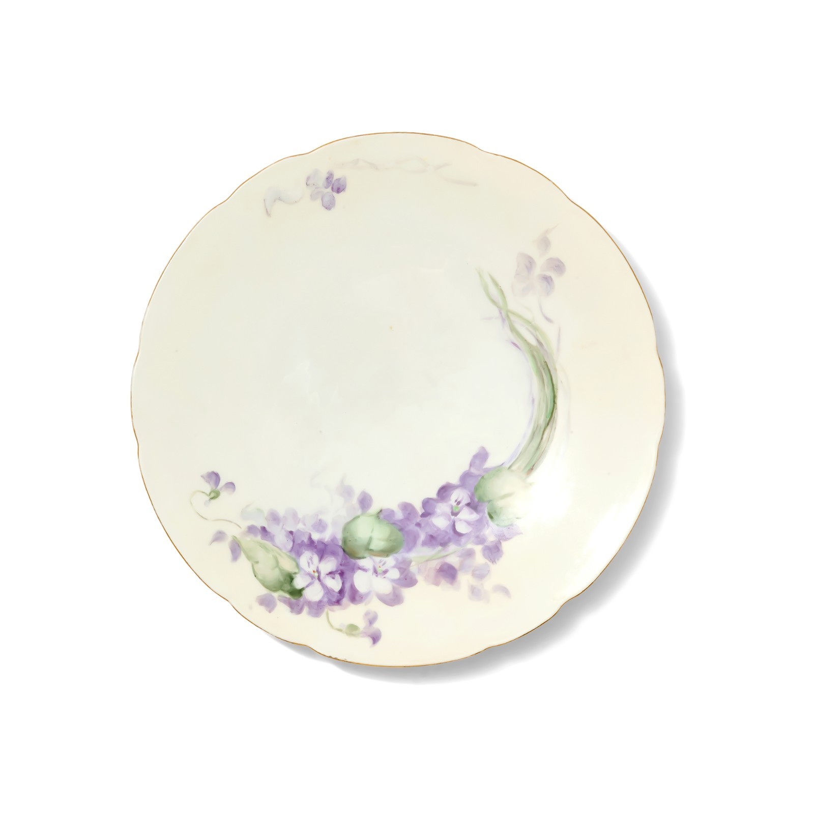 Plate with Violets