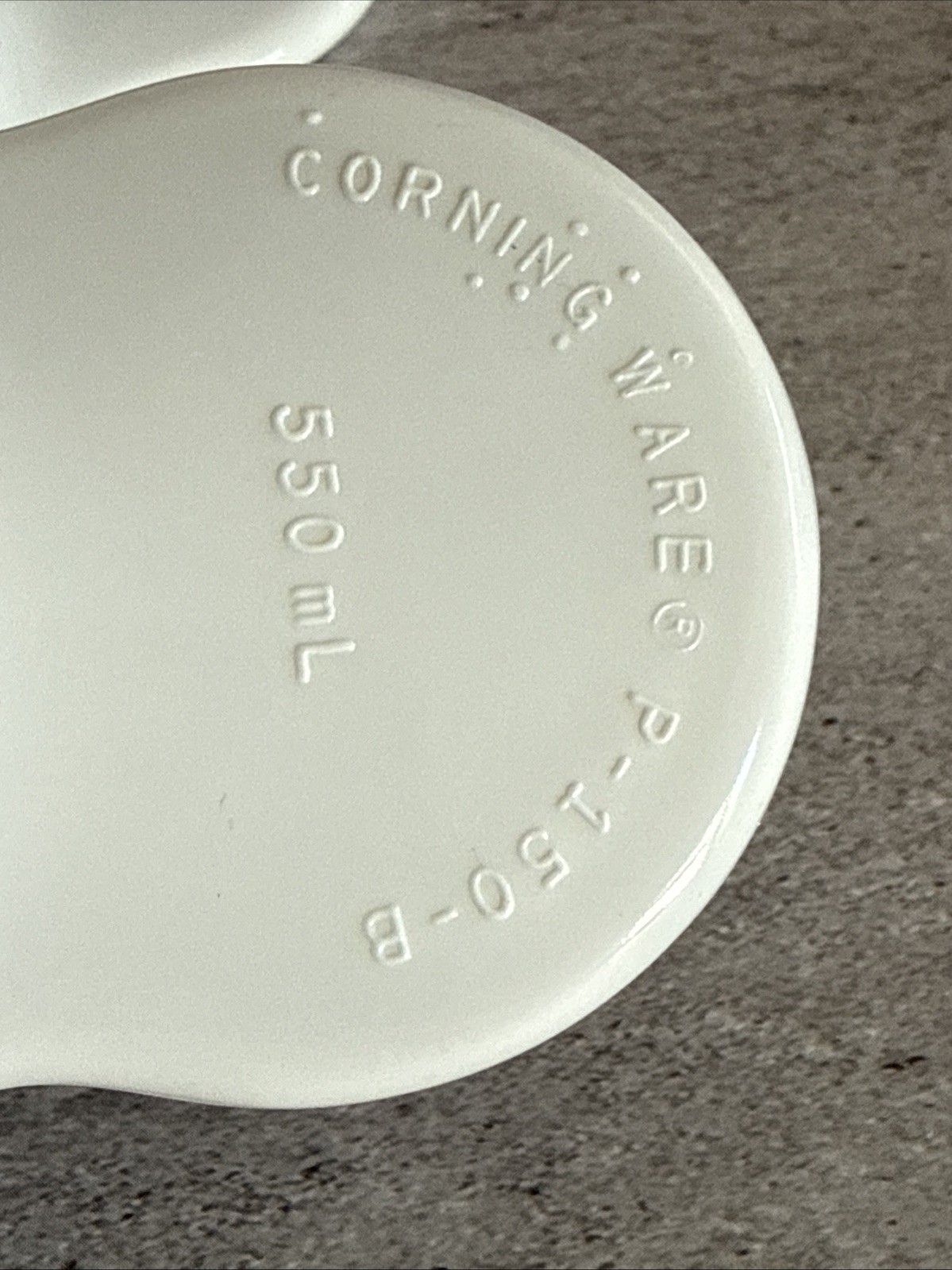 CORNING WARE 4 VTG WHITE GRAB IT BOWLS P-150-B WITH HANDLE 15 OZ. SOUP NO LIDS