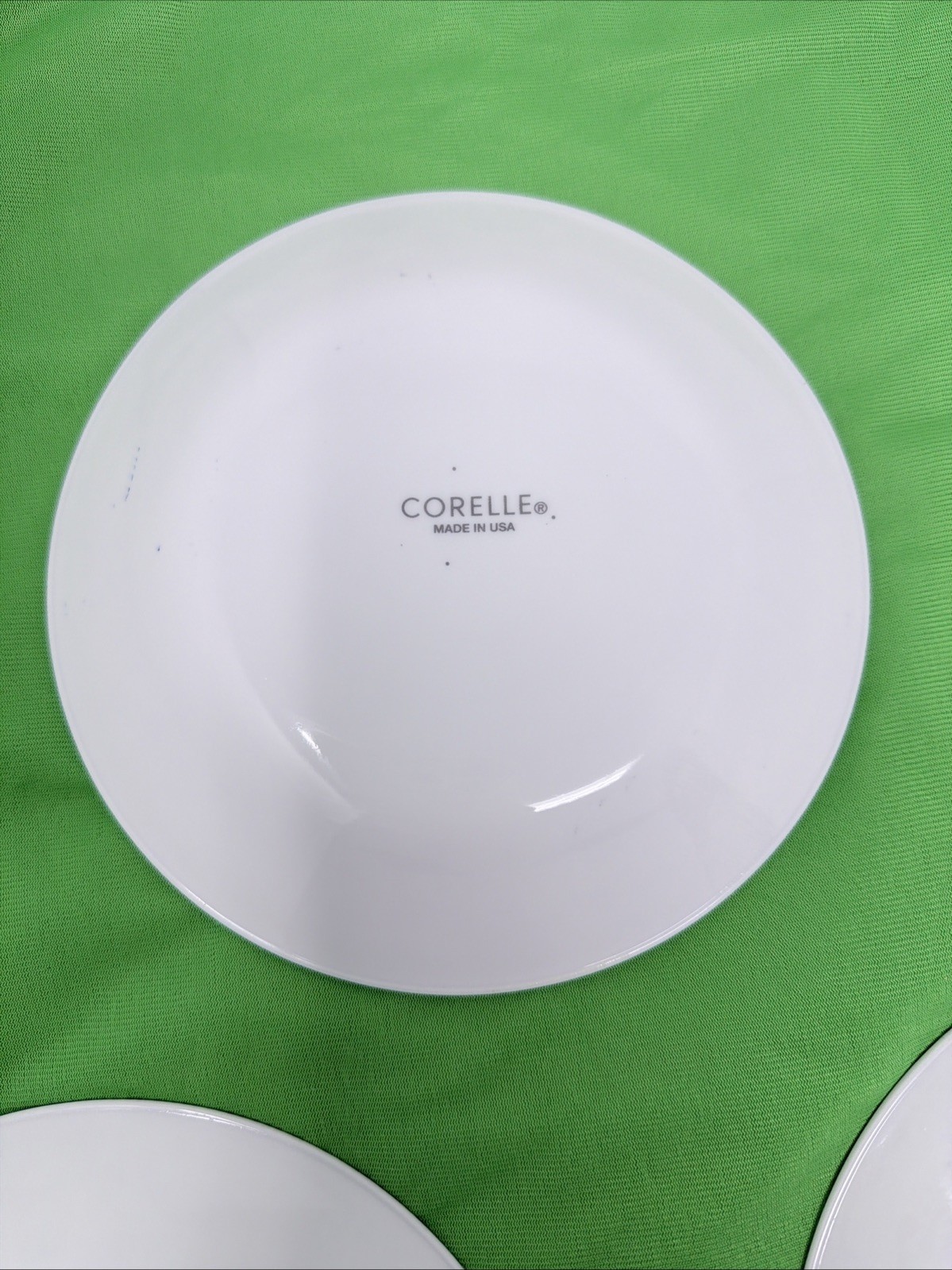 Set Of 6 Corelle Vitrelle Portofino Salad/Dessert Plates Blue Floral 6.75″