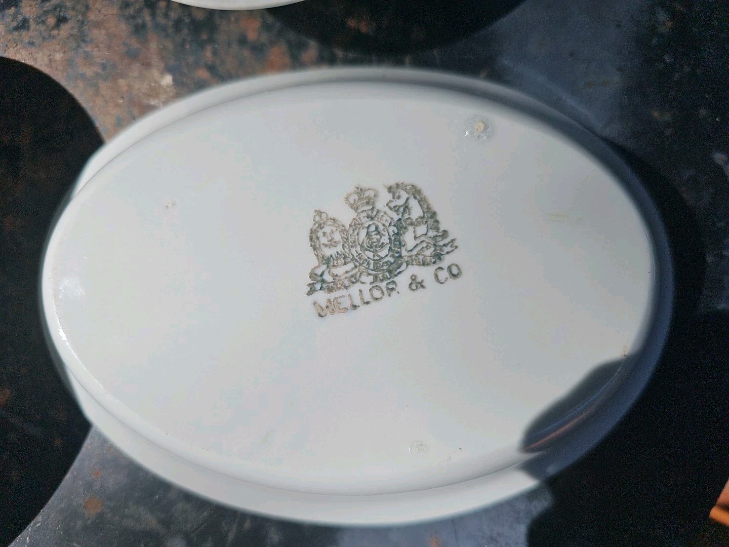 Mellor English White set of 4,serving bowls,Antique, 1850-1899, RARE