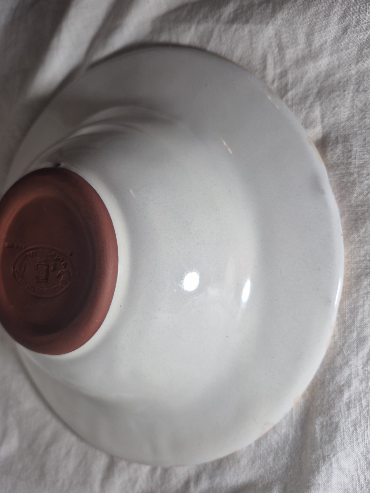 Vintage 1992 MacKenzie-Childs Keukenhof Bowl Flat Rim 8 3/8″ Diameter