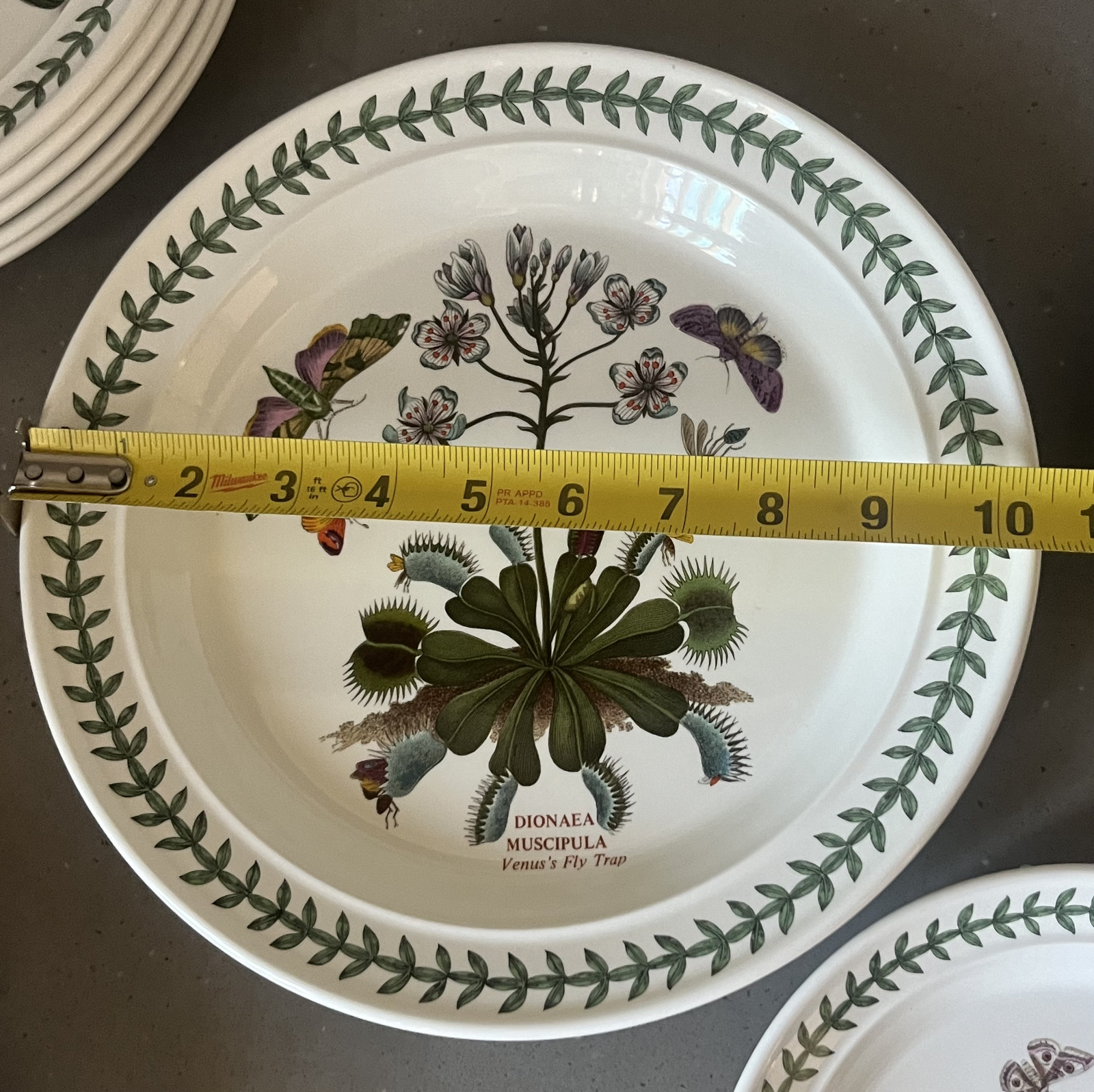 UNUSED 1990 Portmeirion Botanic Garden Dinner Salad Bread Plate Bowl CHOICE