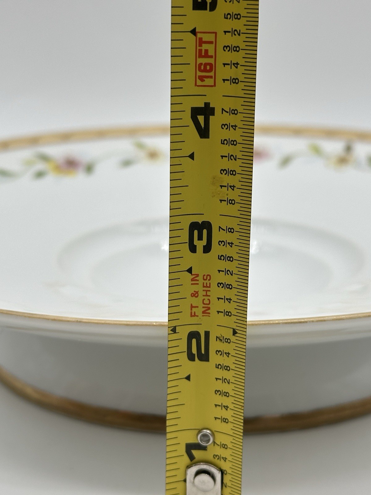 Vintage Nippon Hand Painted Floral Cookie Cake Plate