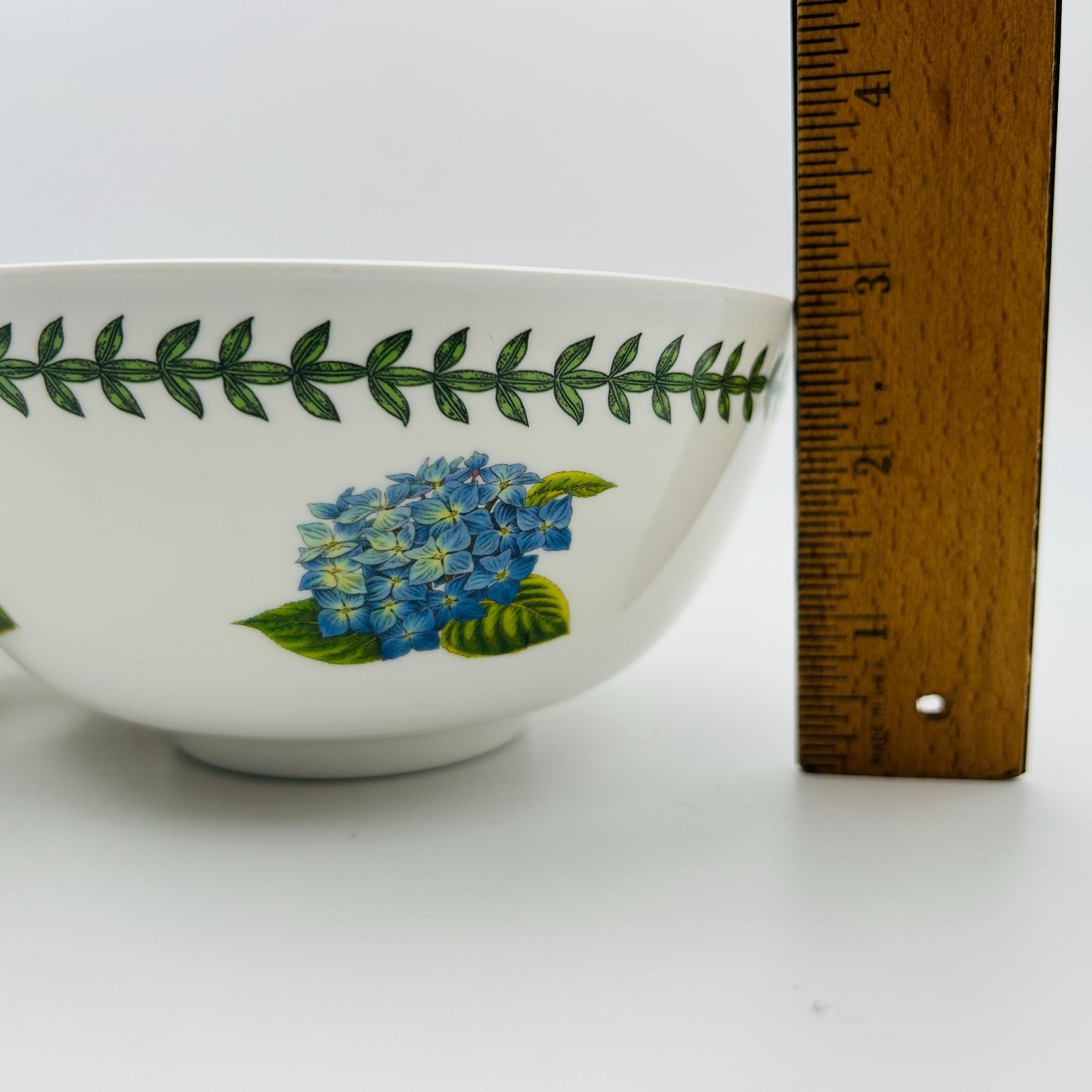 BOTANIC GARDEN Portmeirion Hydrangea Melamine Soup Cereal Bowl 6″ Set of 3