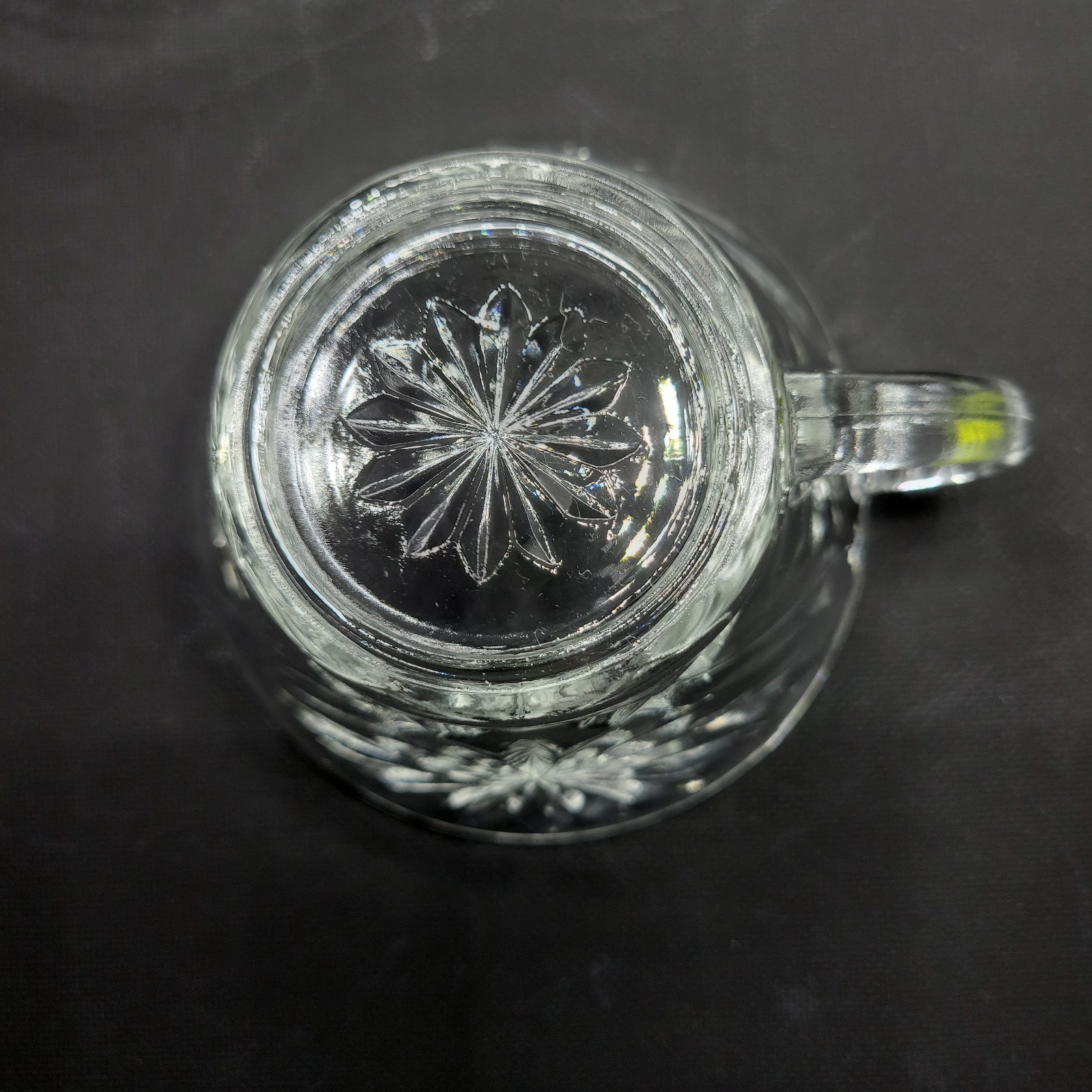 Vintage Glass Punch Bowl & 12 Cups Set