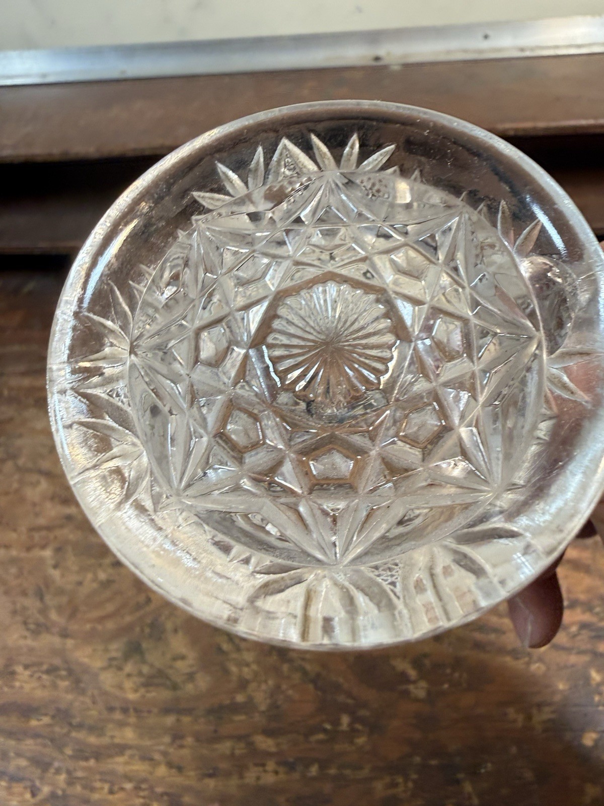 EAPG Bryce, Higbee & Co TEN-POINTED STAR Creamer / Pitcher 1906 Small Creamer