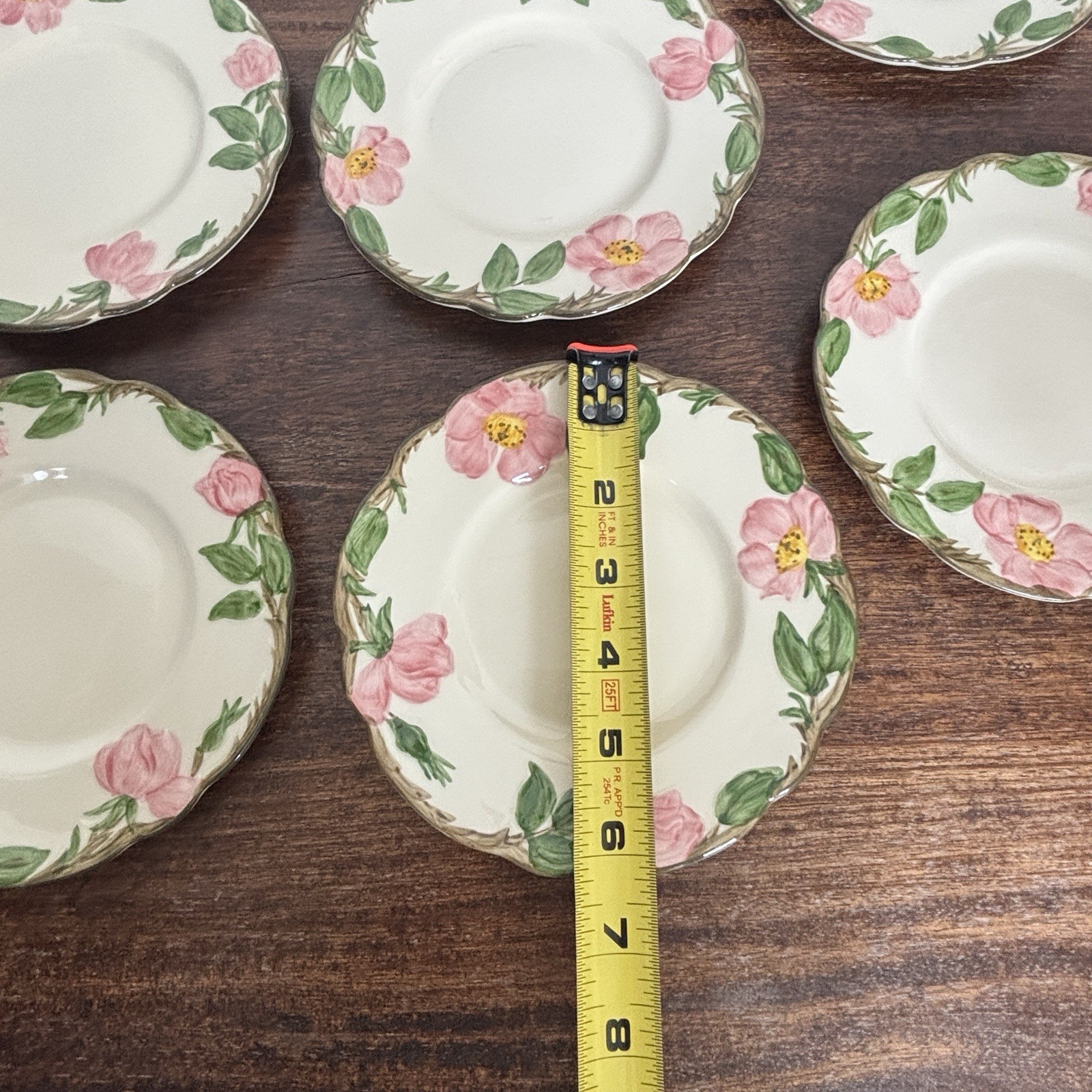 Franciscan Desert Rose Bread And Butter Plate 6 1/2″ – Set of 8 – Made in USA
