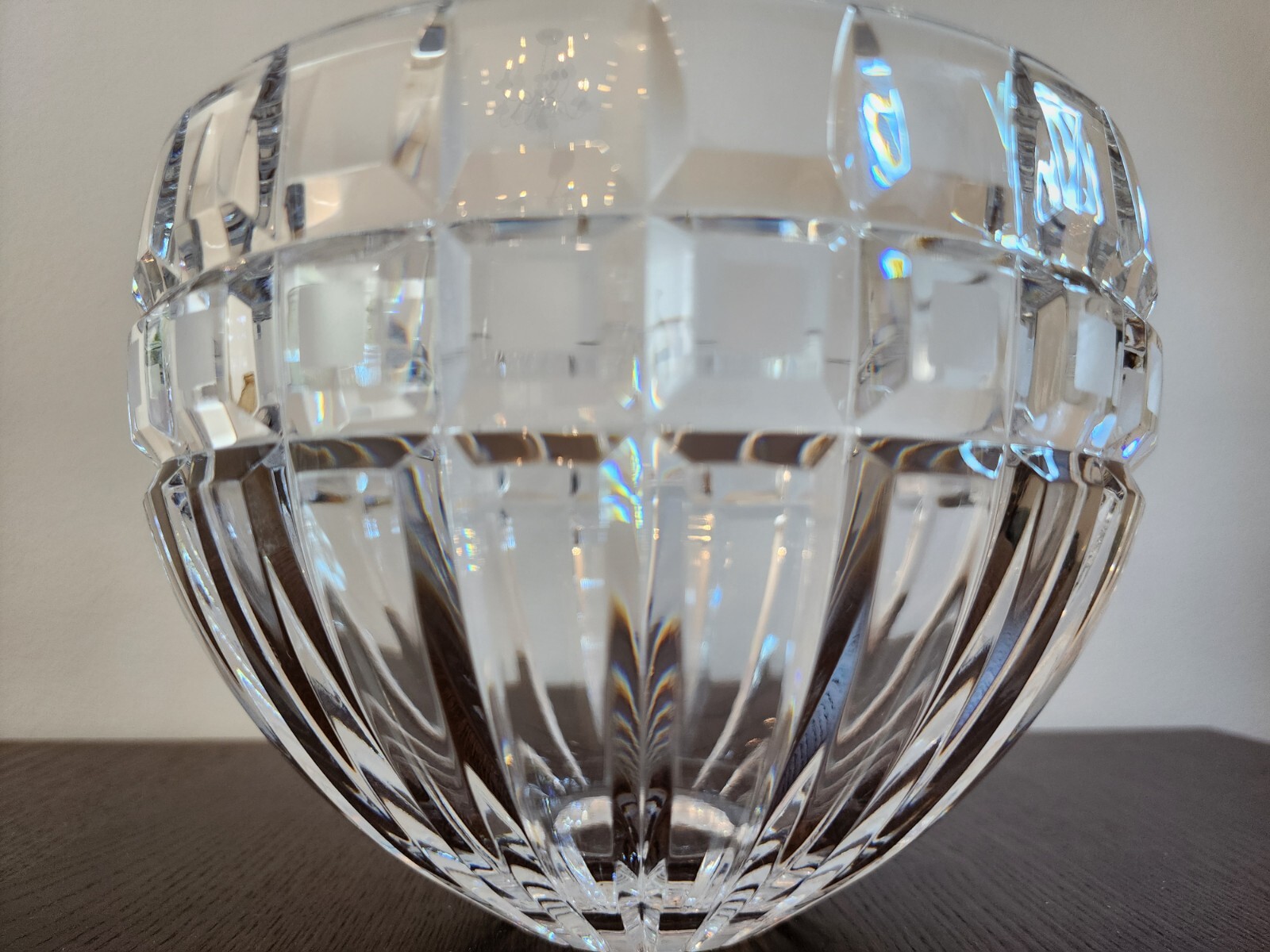 Marquis By Waterford Crystal “Quadrata” 7.5″ Bowl -Heavy- Excellent Condition