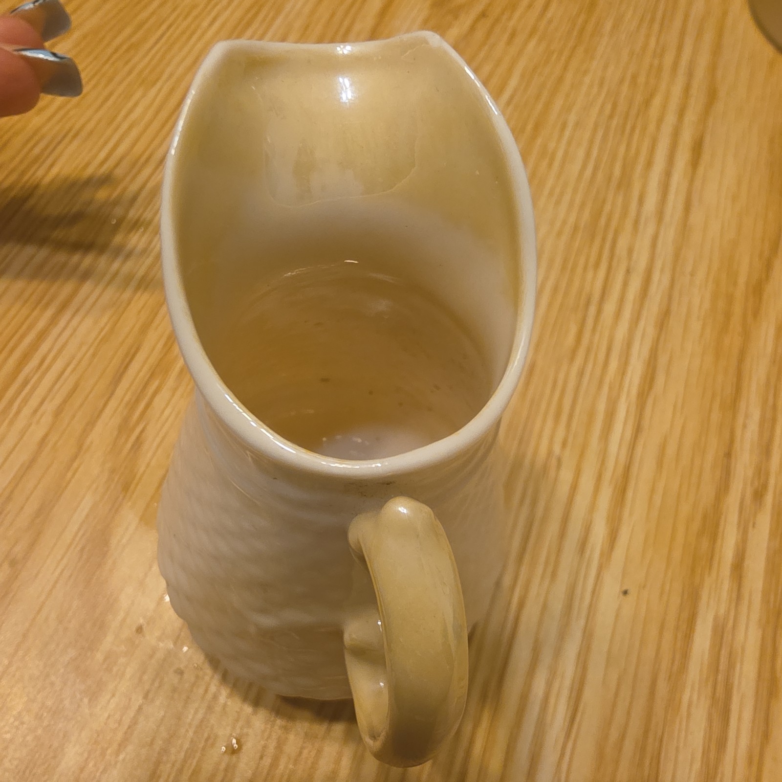 Vintage Belleek Ireland Porcelain Creamer