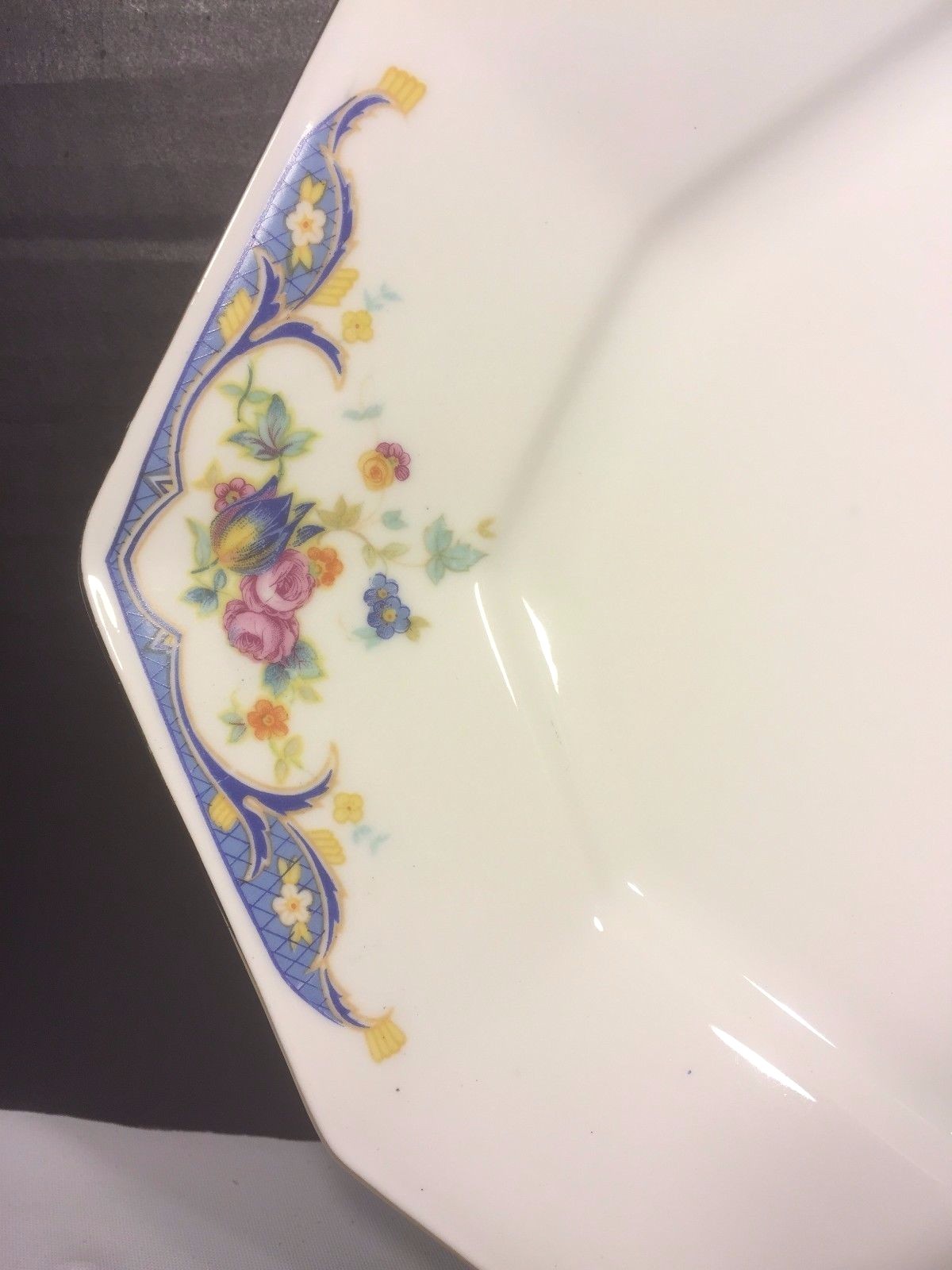 15.5″ OVAL SERVING PLATTER Princess China Belwood Alpena Pattern Bavaria