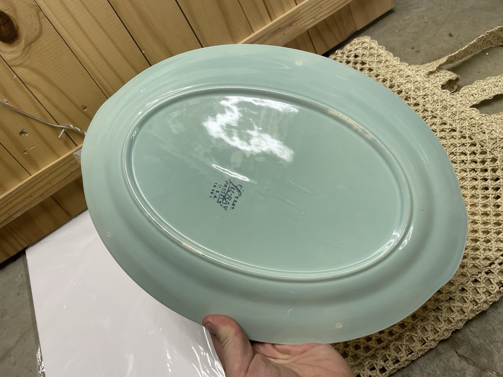 LuRay Pastels-Platter Rare Vintage Find Serving Plate