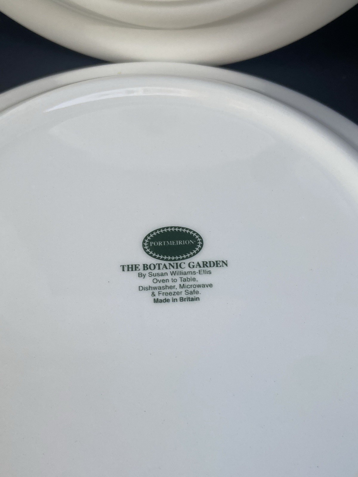 6 Portmeirion Botanic Garden Salad Plates Britain Roses Butterflies 8-1/2”