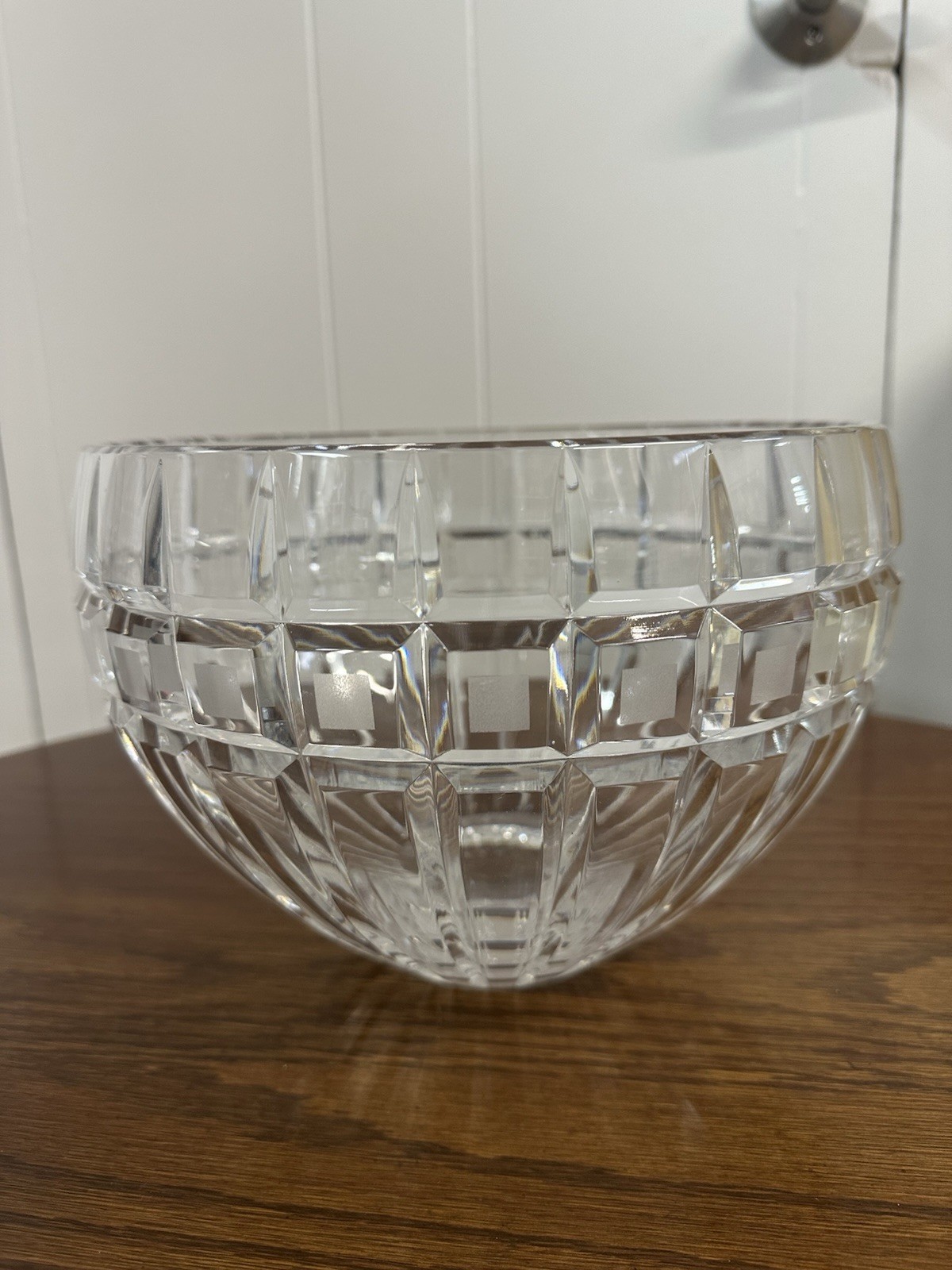Waterford Marquis Quadrata Pattern Crystal Bowl. VS-3