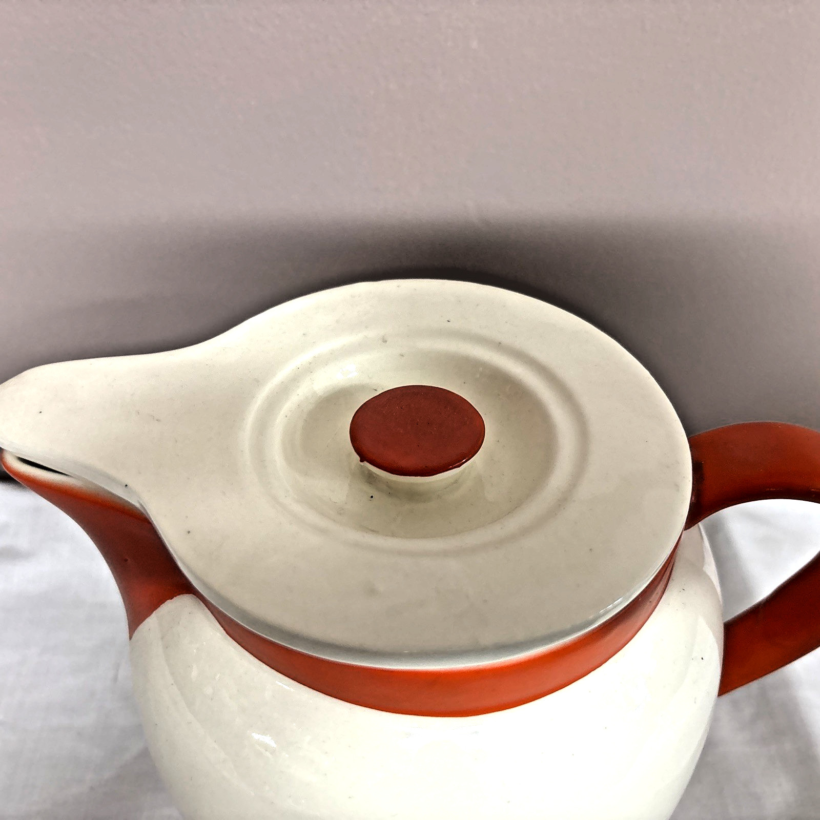 Vintage Royal Crown Ceramic Pitcher w/Lid – Germany