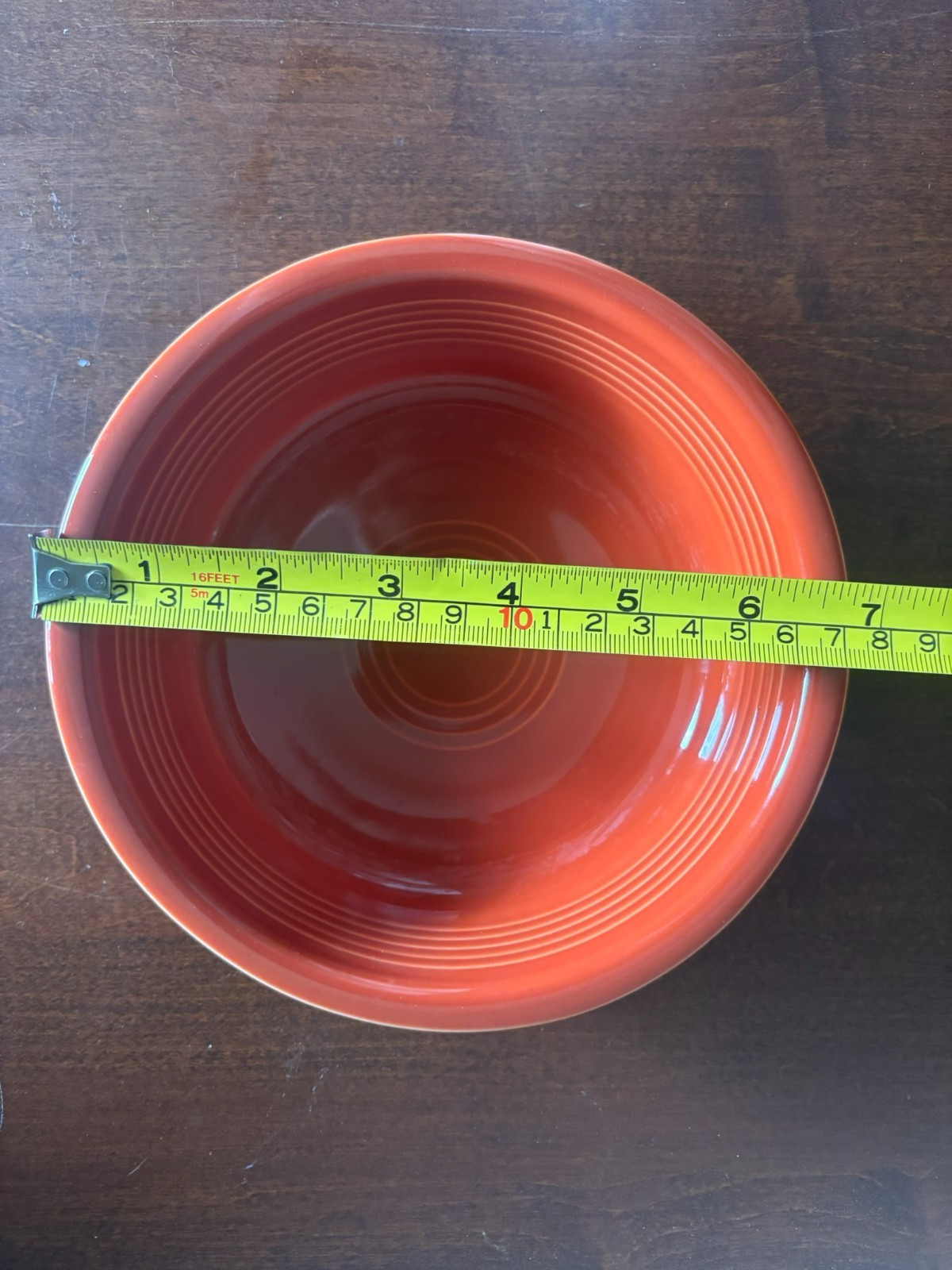 Set of 4 Fiesta Ware Homer Laughlin 7” Cereal Soup Bowl Rust Orange