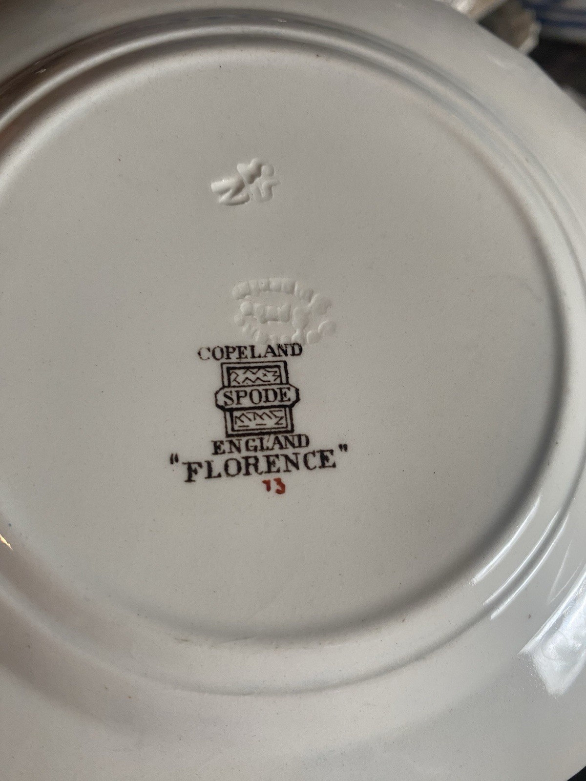 SPODE VINTAGE FLORENCE ONE PLACE SETTINGS/FIVE PCS