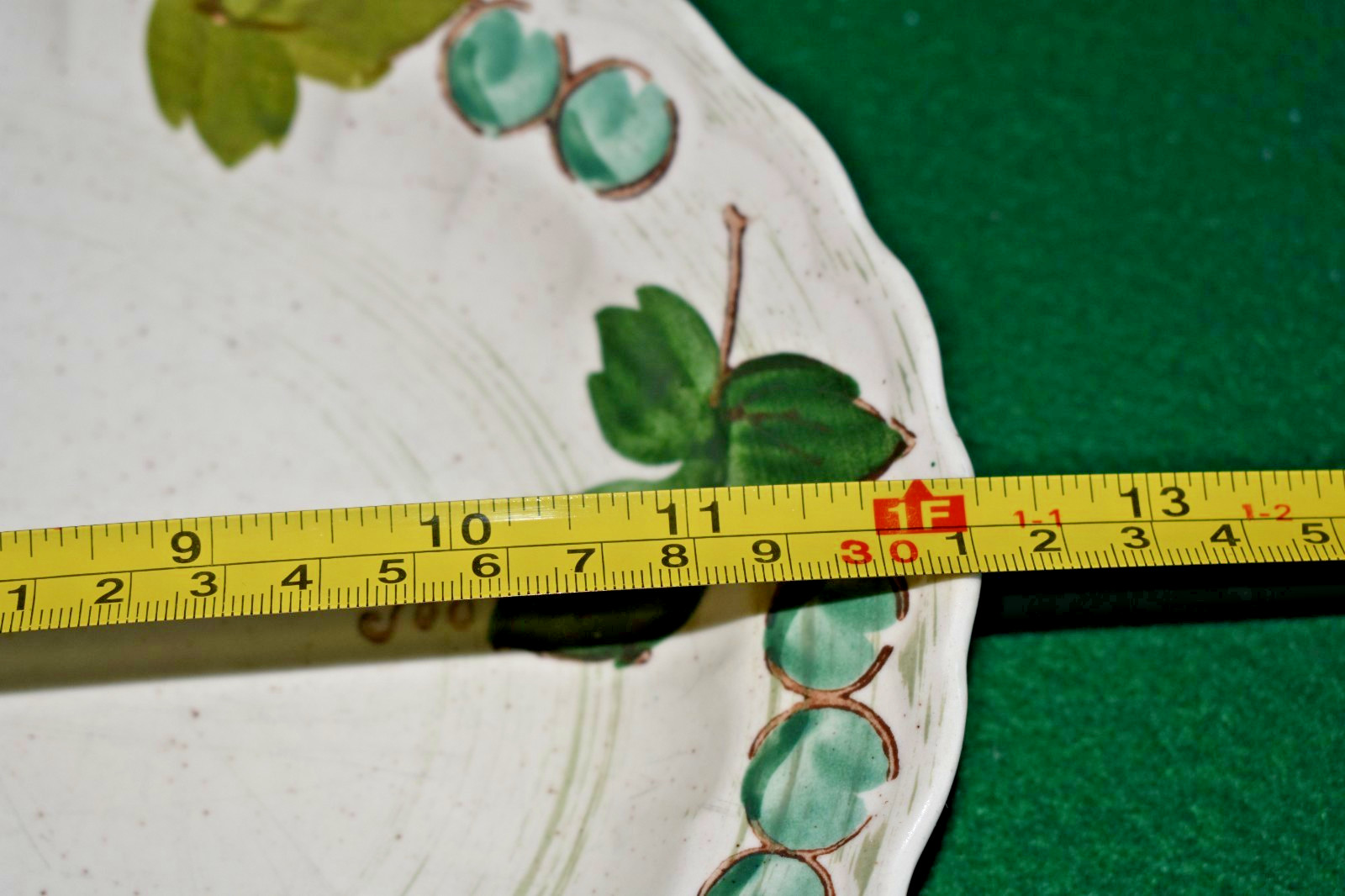 Vtg Metlox VINEYARD Vernon Ware California Oval Platter 12″