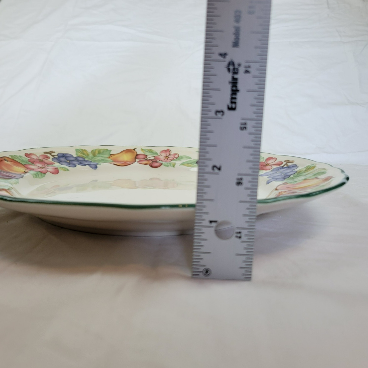 Noritake Market Day 12″ Chop Plate Round Platter Epoch Collection E801