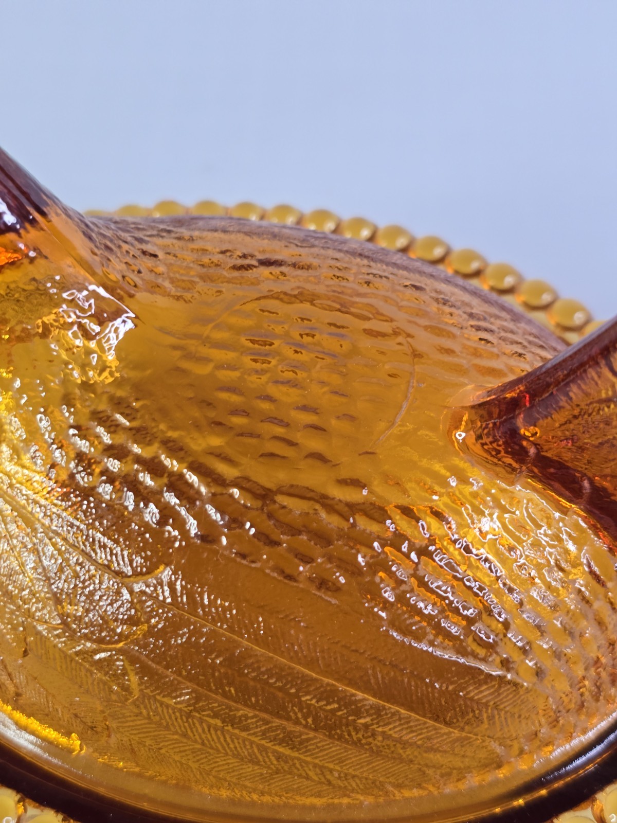VTG Indiana Glass Amber Golden Hen On A Nest Candy Dish EXCELLENT LOOK !! GIFT !