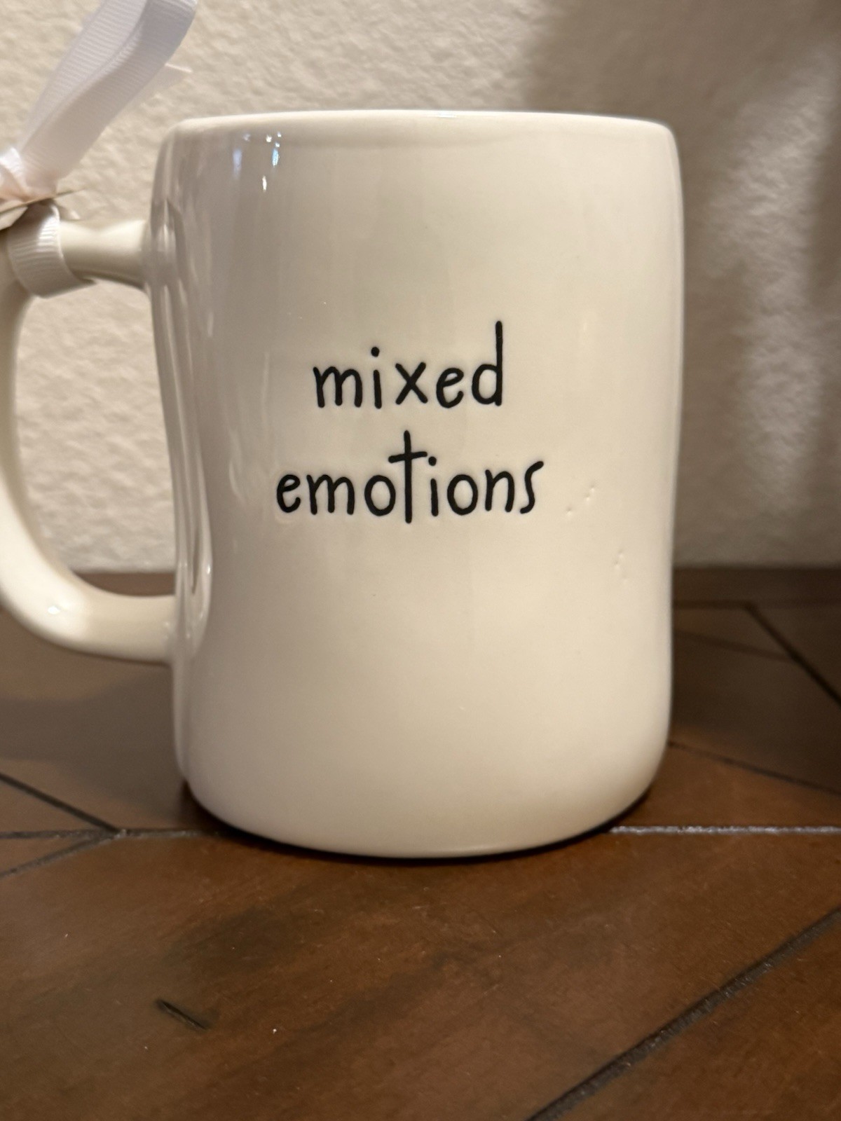 Rae Dunn x Disney Inside Out Double-sided Ceramic Mug ‘mixed emotions’ NWT