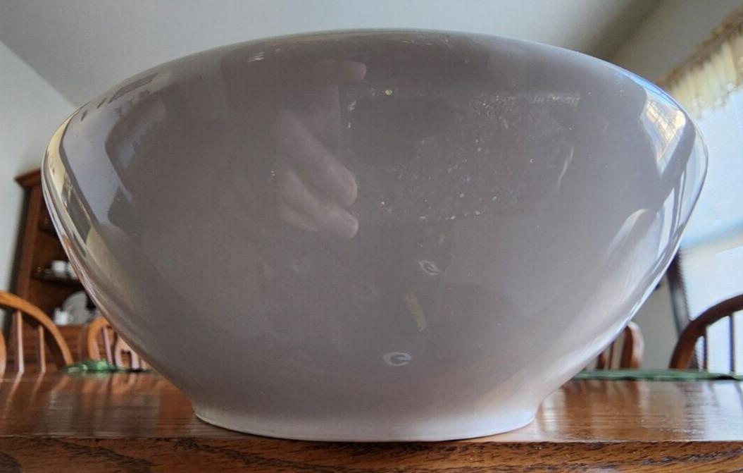 Elington Vegetable Bowl 10 1/2″ W Wade Porcelain Oval White Blue Platinum Trim !