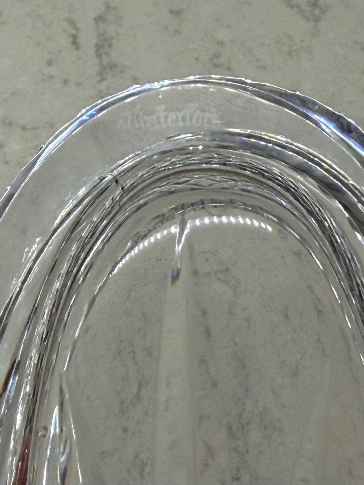 Waterford Crystal Lismore Celery / Relish Tray – Signed – Deep Cut Diamonds