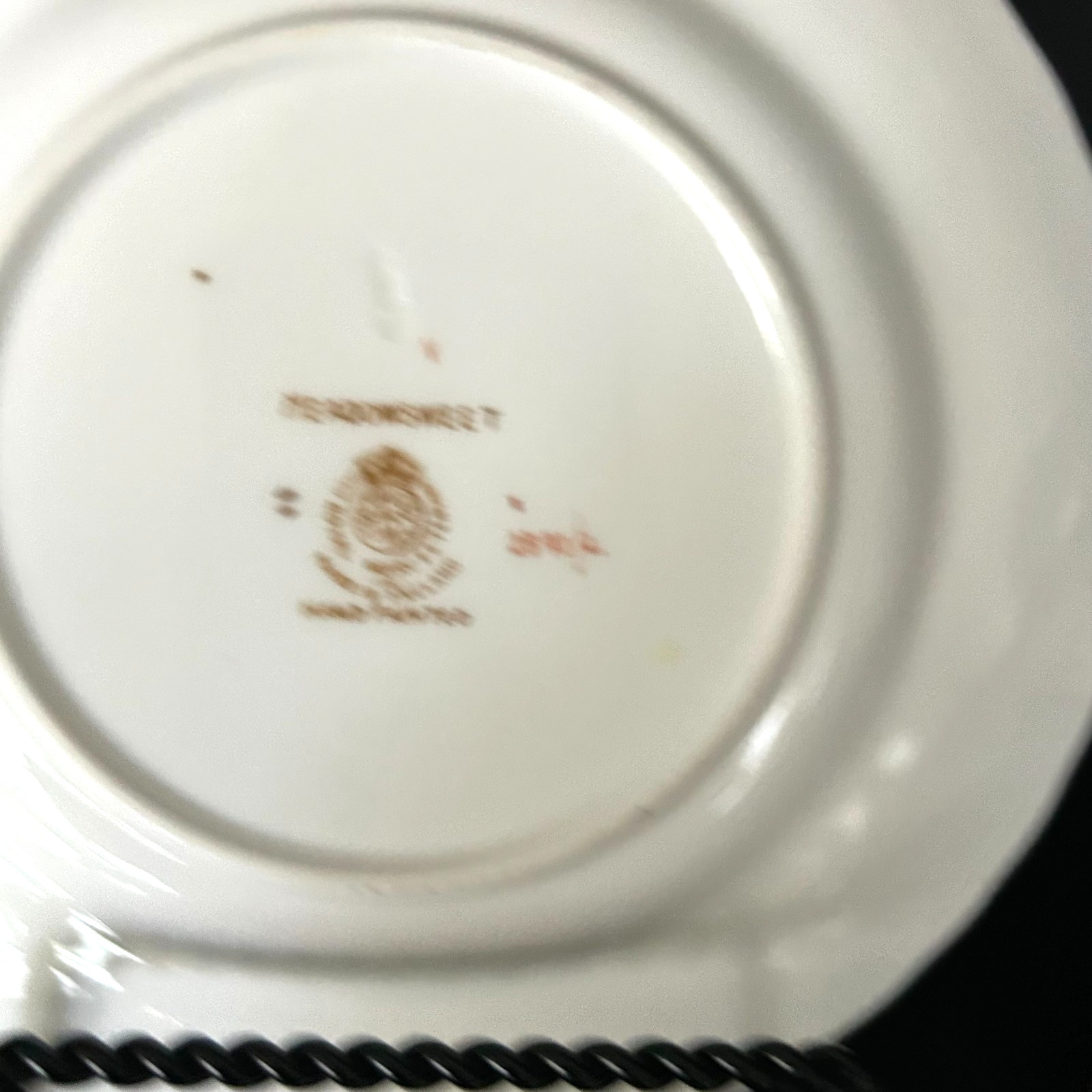 Vintage Mismatched Fine China Bread Dessert Party Plates – 4 Red Purple Florals