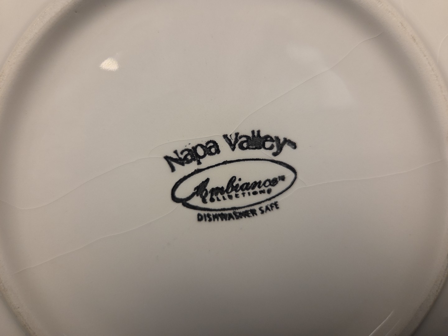 NAPA VALLEY Ambience Collections Set Of Four Luncheon Plates 8 In Diameter