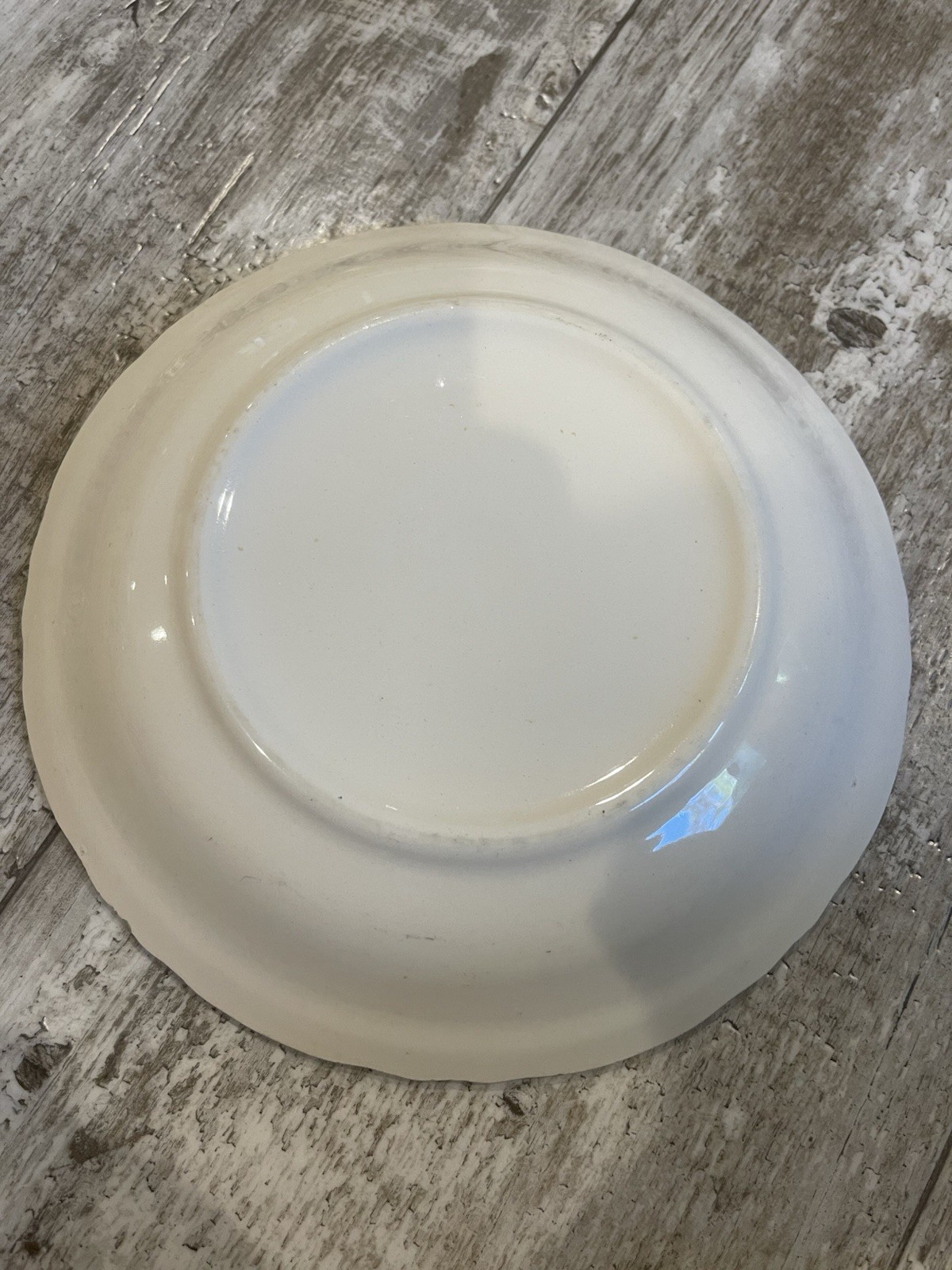VTG Edwin Knowles Semi Vitreous Serving Bowl 8 1/4 Inches White