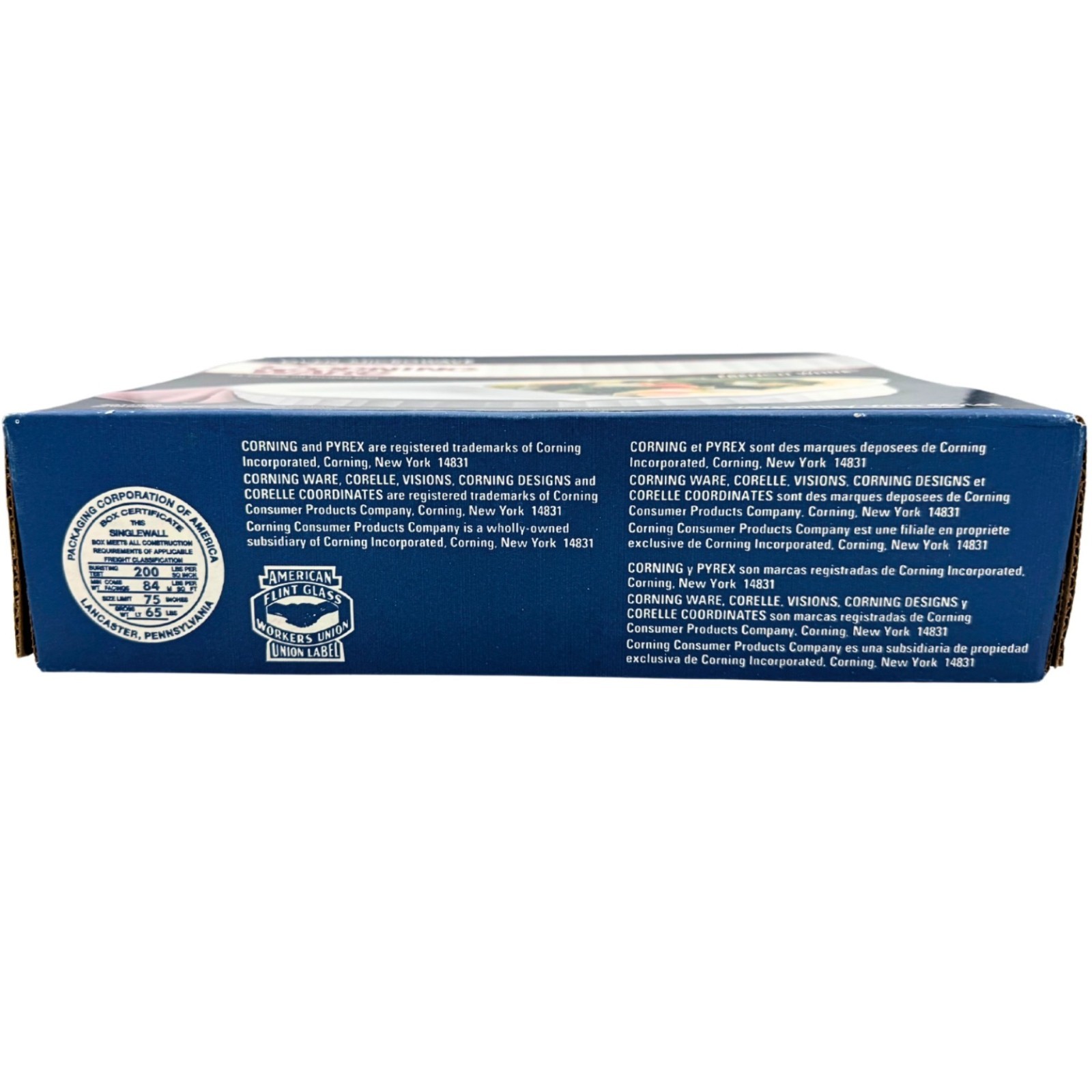 VTG CorningWare French White Divided Dish 24oz 700ml 6016927 1994 NIB New In Box