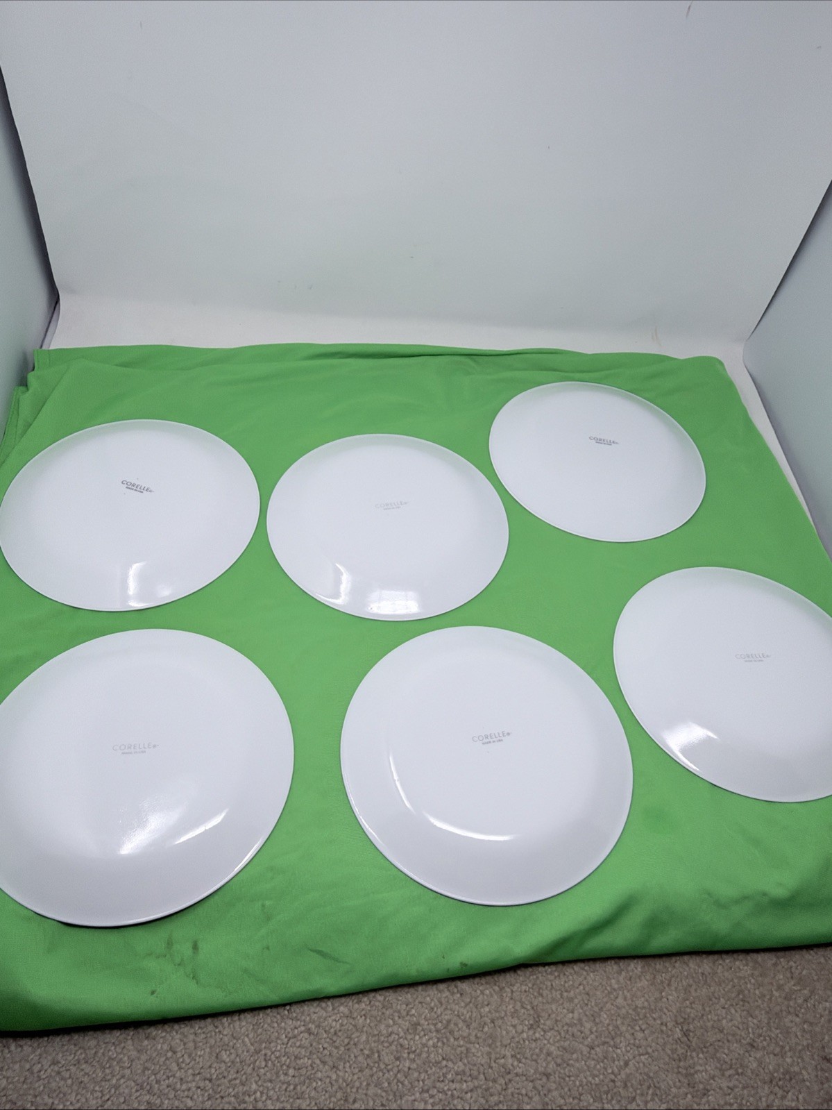 Corelle Vitrelle Portofino Salad/Luncheon Plates Blue Floral 8.5″, Set Of 6