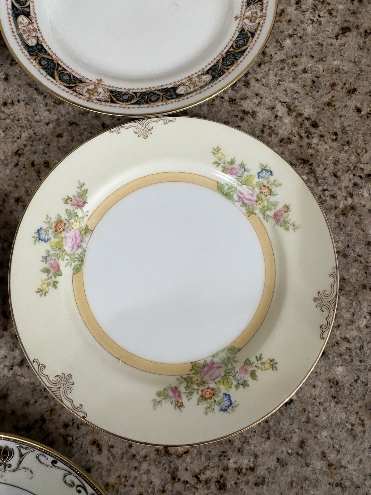 Mismatched Vintage China Dessert Salad Plates Floral Wedding Showers Party E58