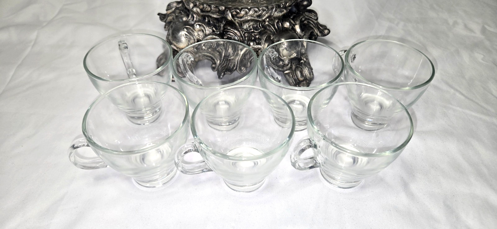 Pitman-Dreitzer 1545 Colony 10 Piece Silver Elegance Punch Bowl Set c1960s USA