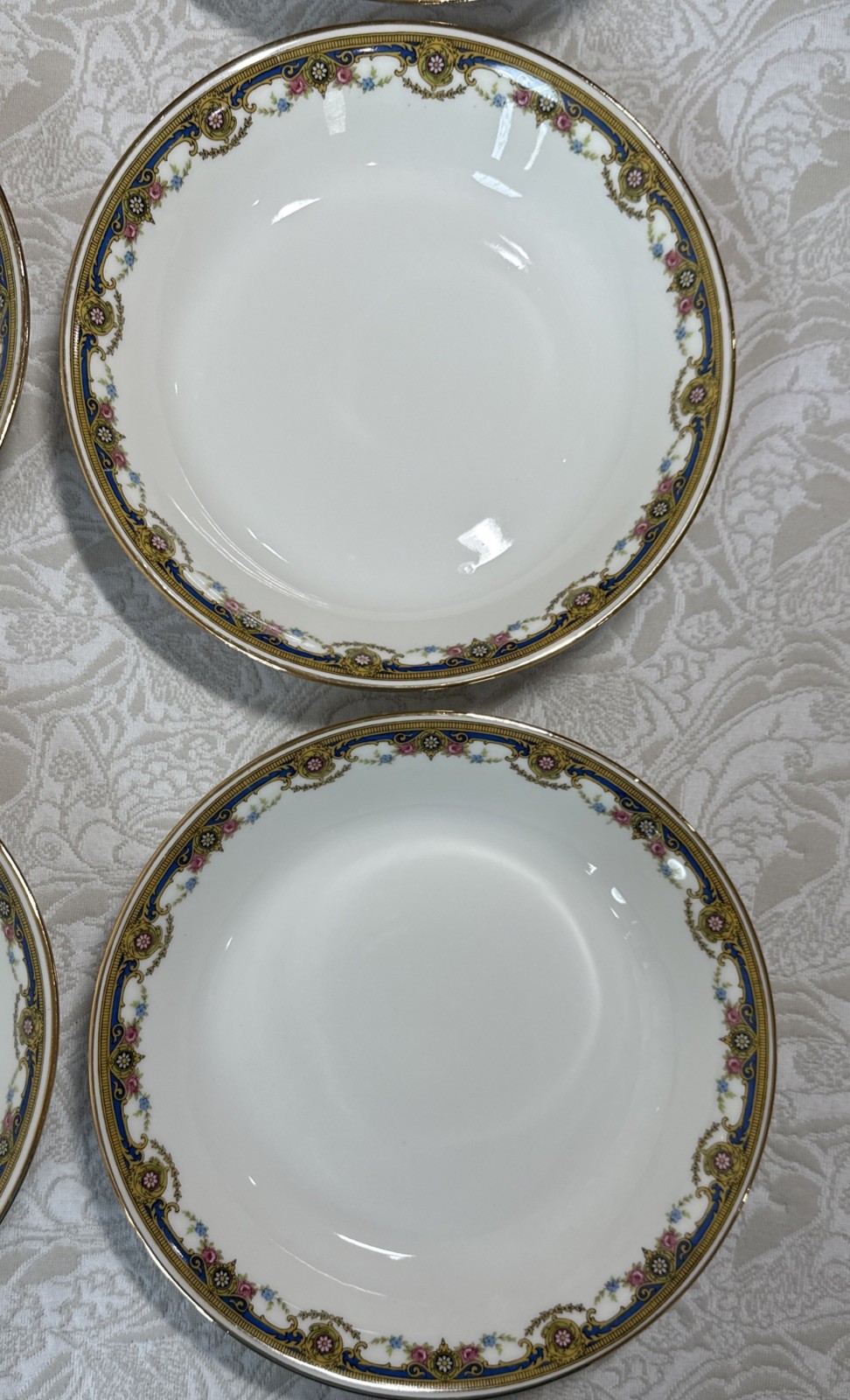 Antique Jean Boyer Limoges France BOJ1 Soup Bowls Set Of 12