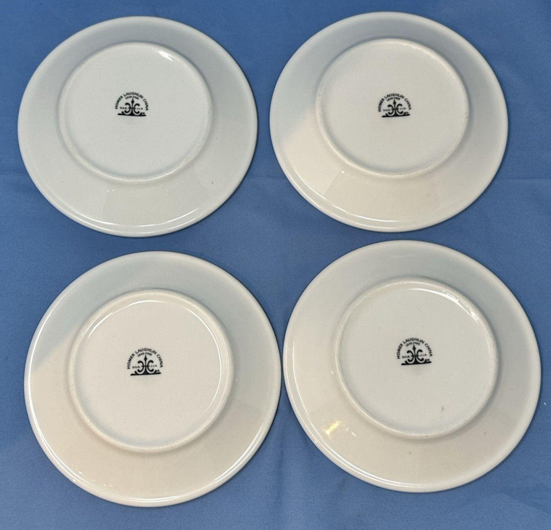 Homer Laughlin COWBOY Pie plate 6.25″ Set of 4