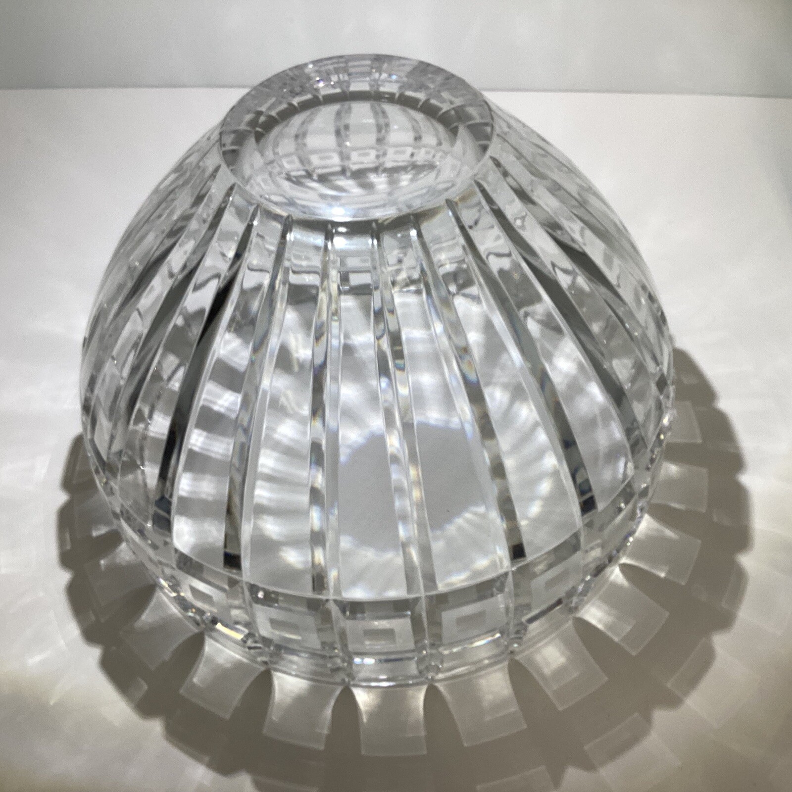 VTG Marquis by WATERFORD QUADRATA lead crystal bowl with box signed