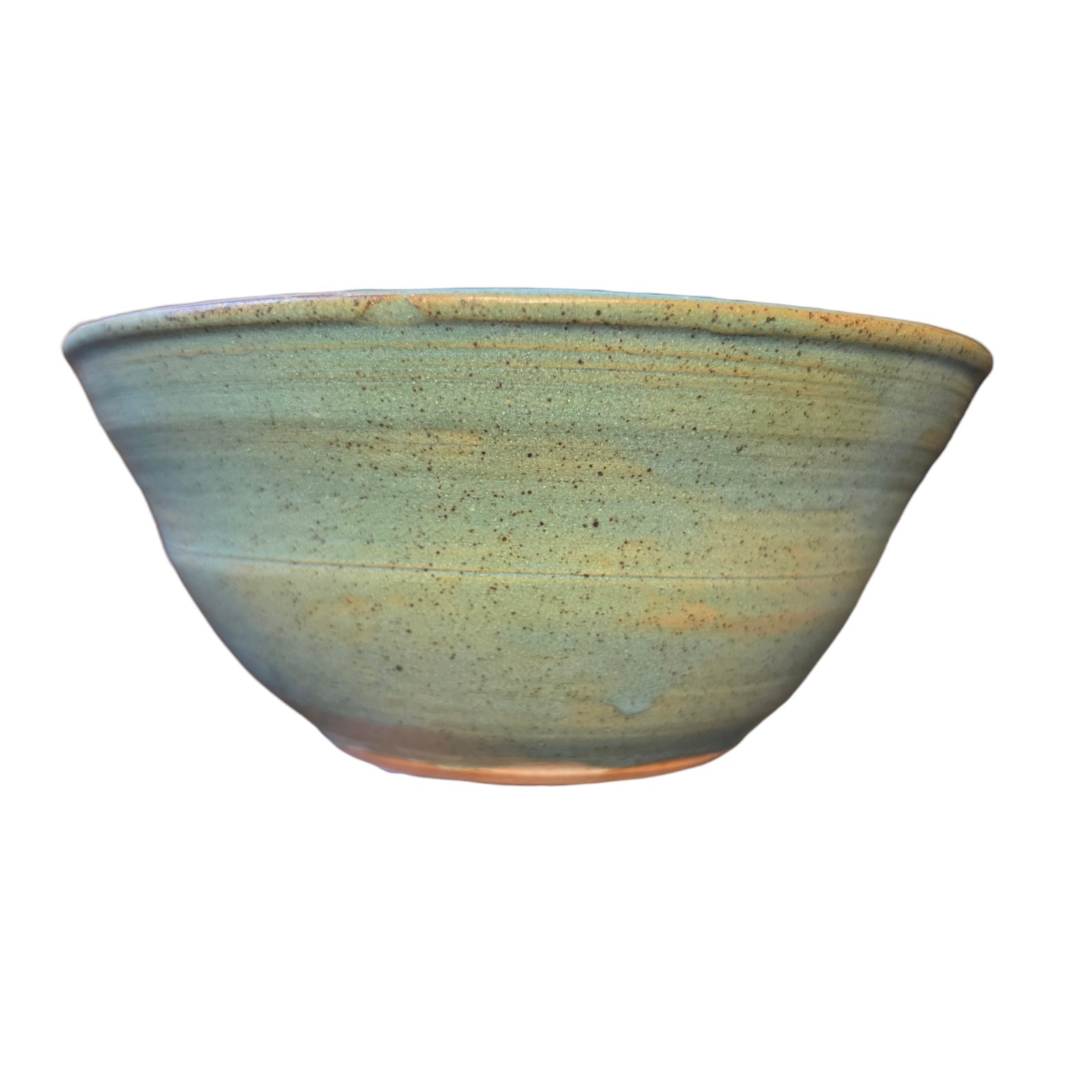 Set 4 Signed Joel Edwards Attributed Studio Pottery Bowls Abstract Glaze 7.25″